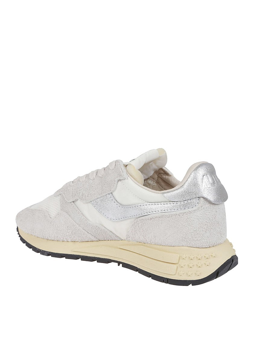 Retro Athletic Sneakers With Suede