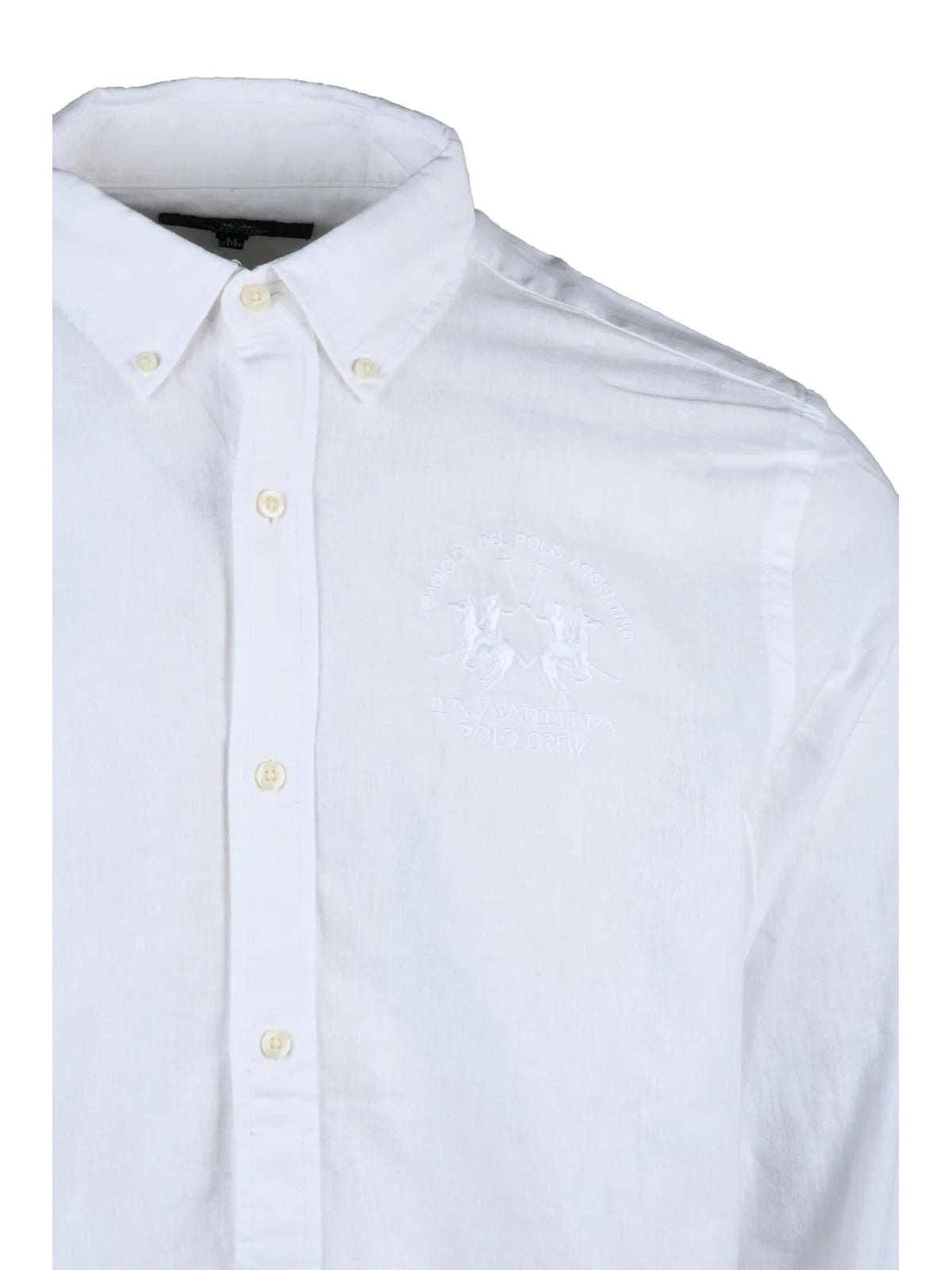 White Cotton Linen Shirt