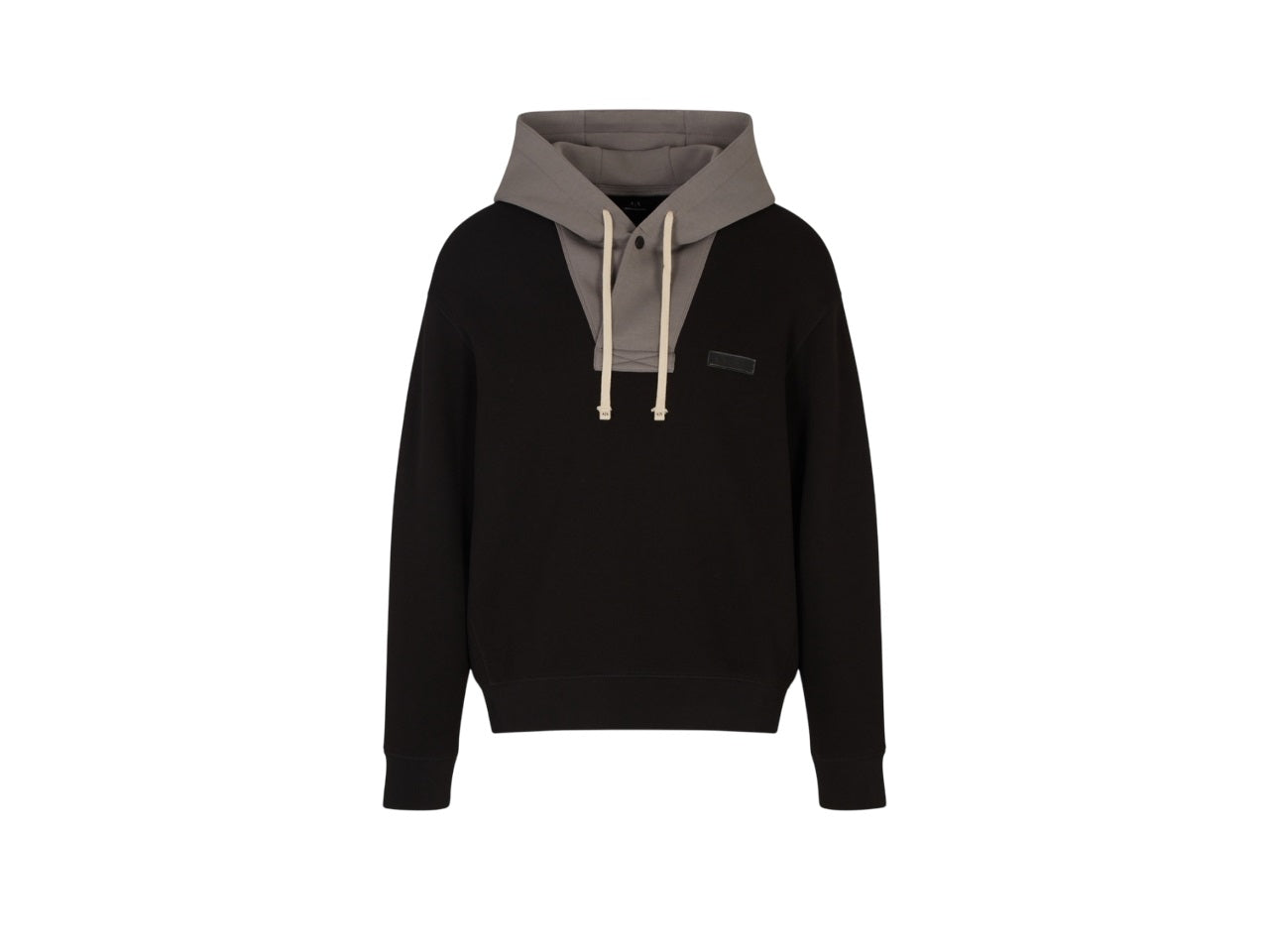 Regular Fit Sweatshirt With Contrasting Hood