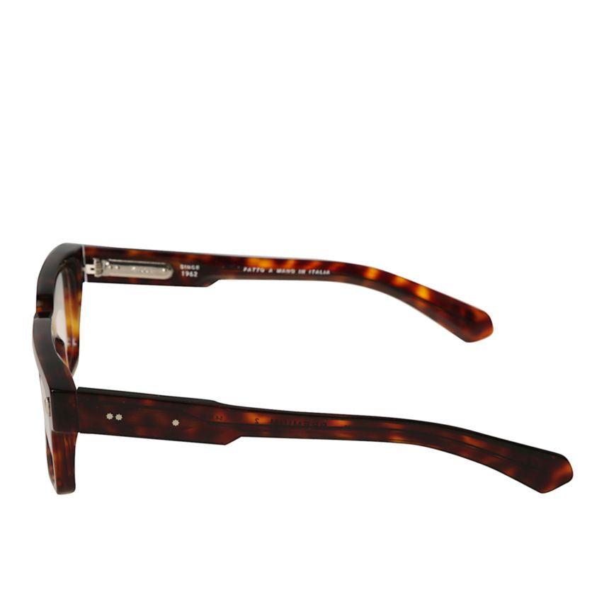 Premium 2 Rectangular Tortoiseshell Eyeglasses with Metallic Accents