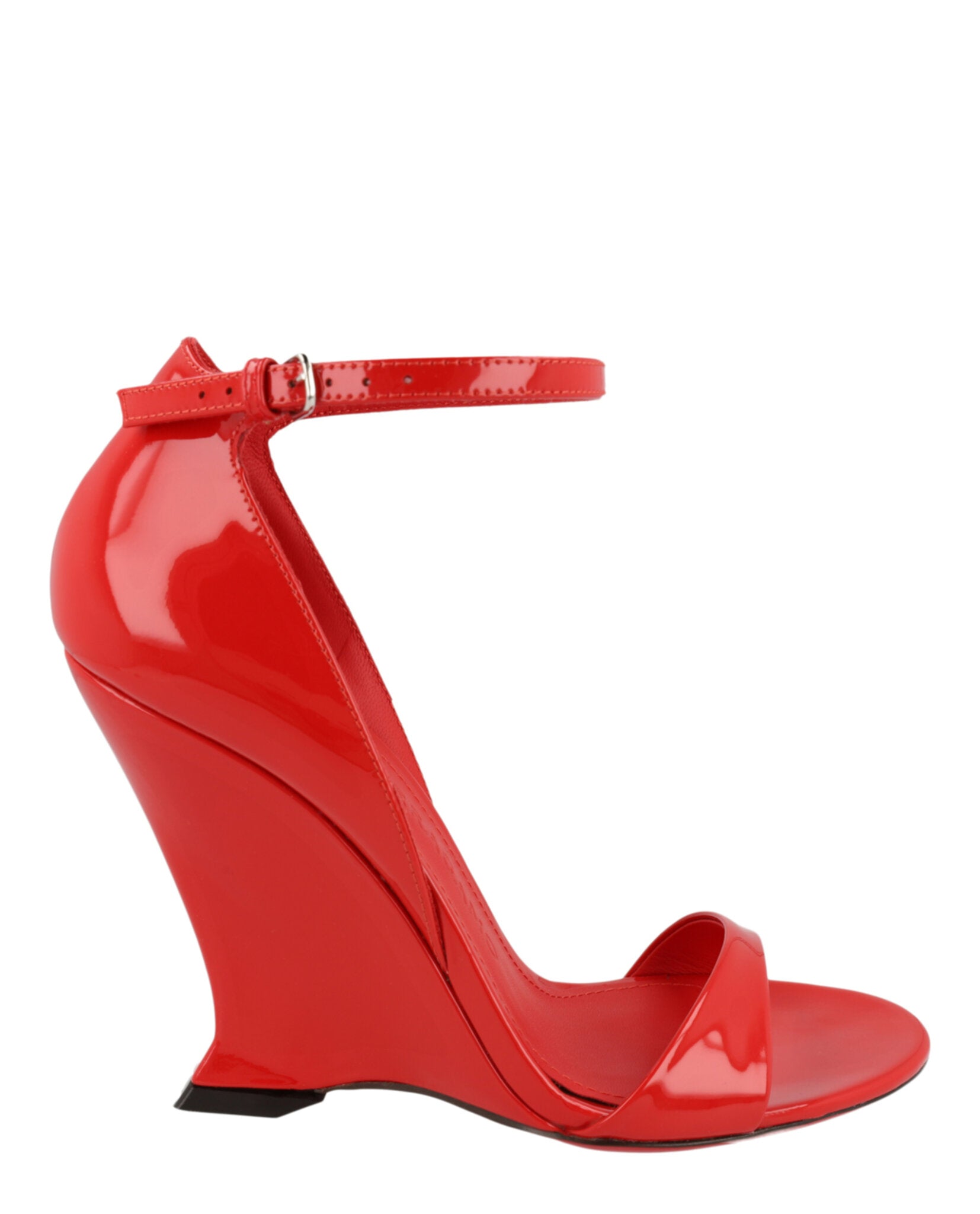 Vidette Patent Leather Wedge Sandals