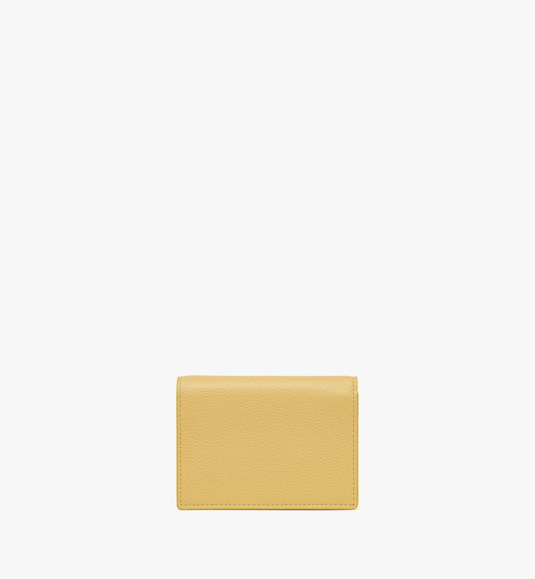 Embossed Leather Wallet With Noble Wreath Motif