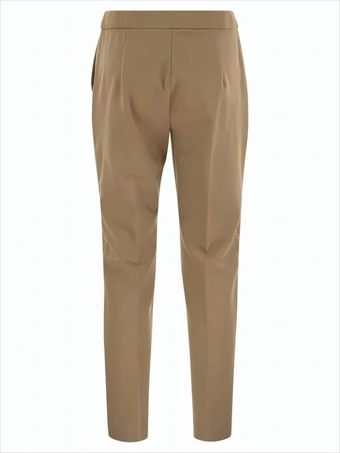 Slim Tapered Suit Pants with Minimal Detailing