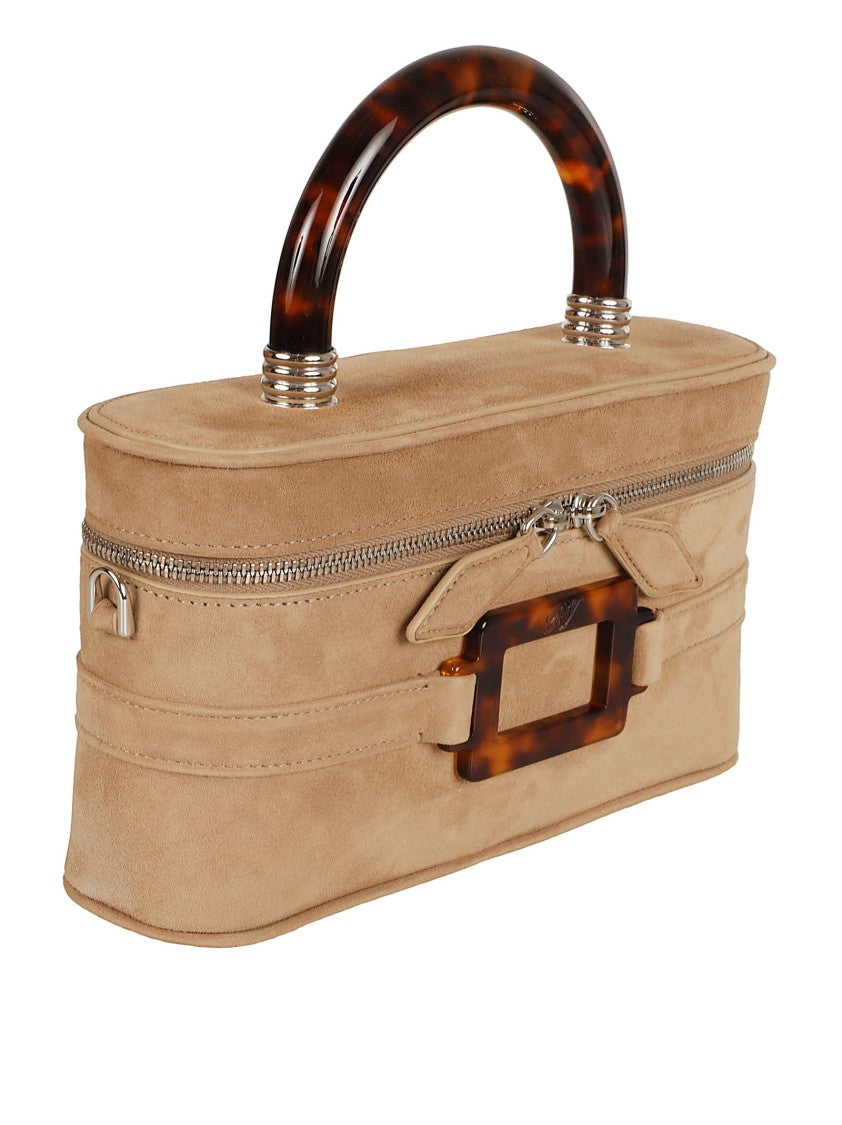 Belle Vivier Mini Handbag In Suede