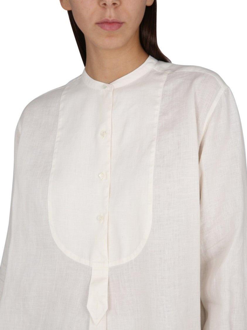 White Linen Tunic Shirt