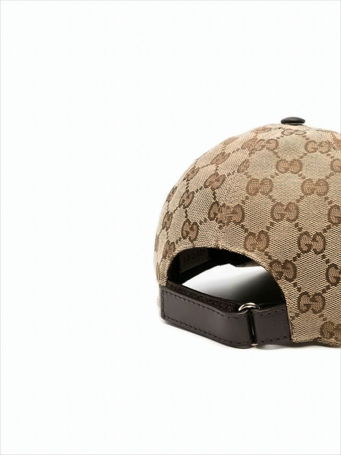 Structured Beige Baseball Cap