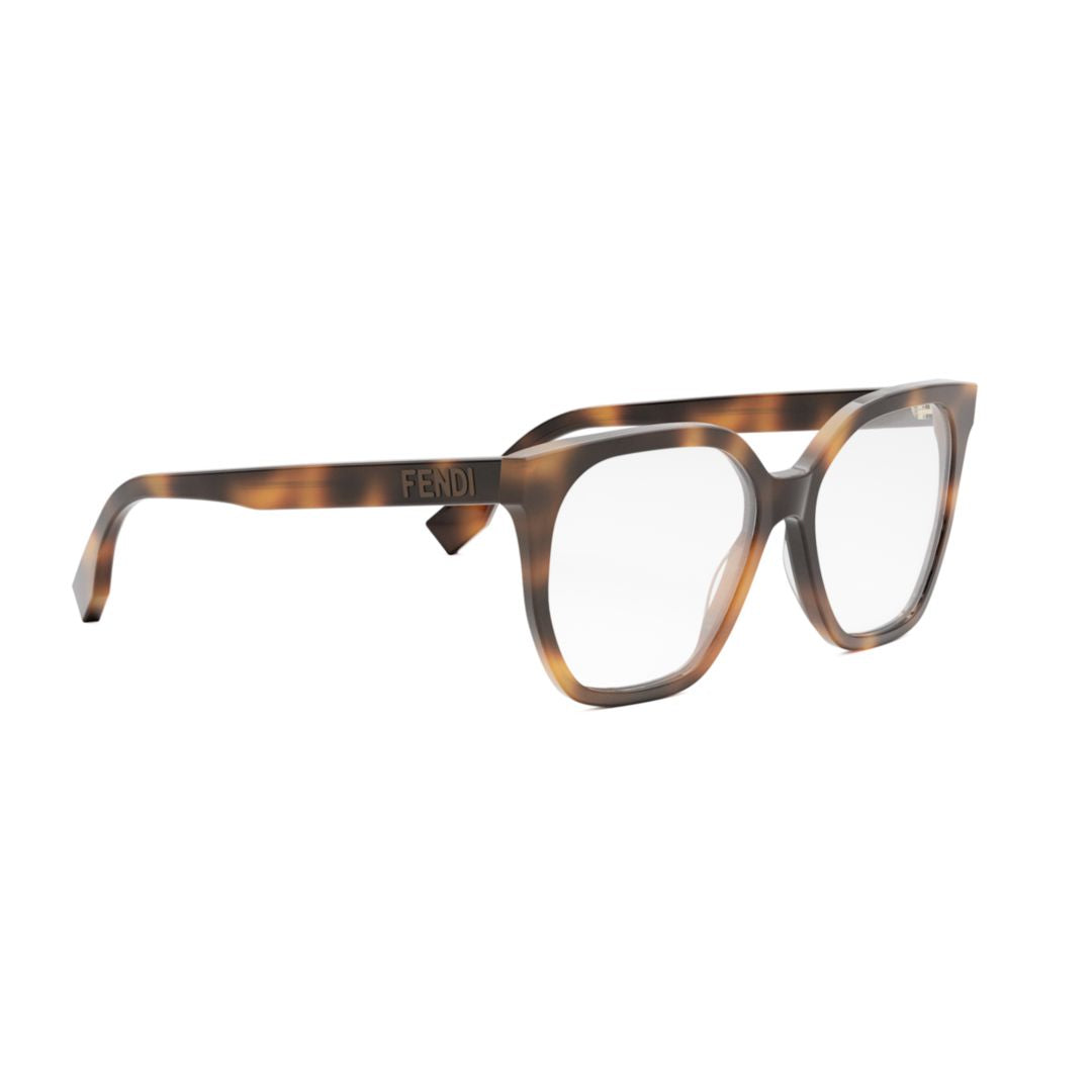 Fe50087i Oversized Tortoiseshell Square Frame Sunglasses