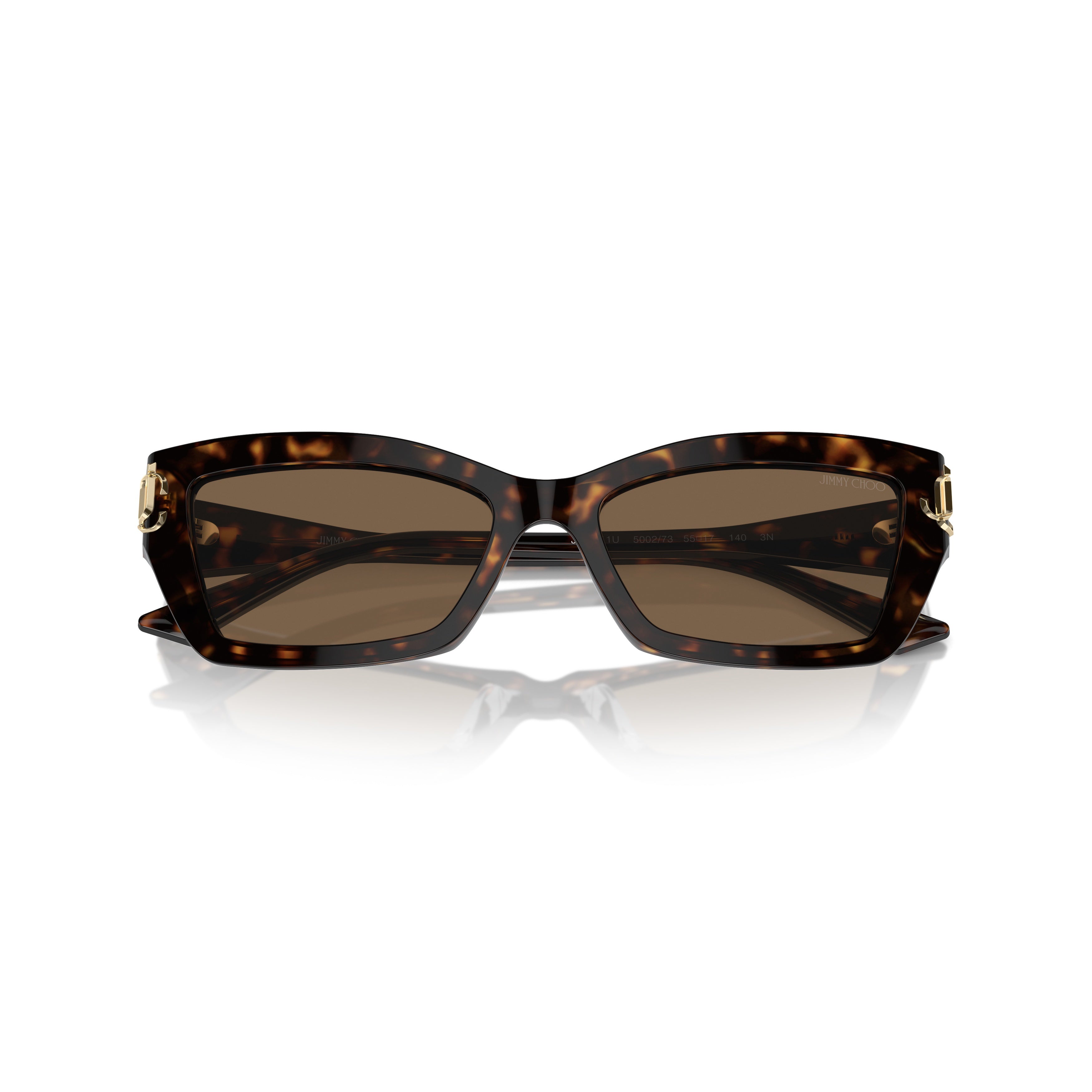 0jc5011u Rectangular Tortoiseshell Acetate Sunglasses