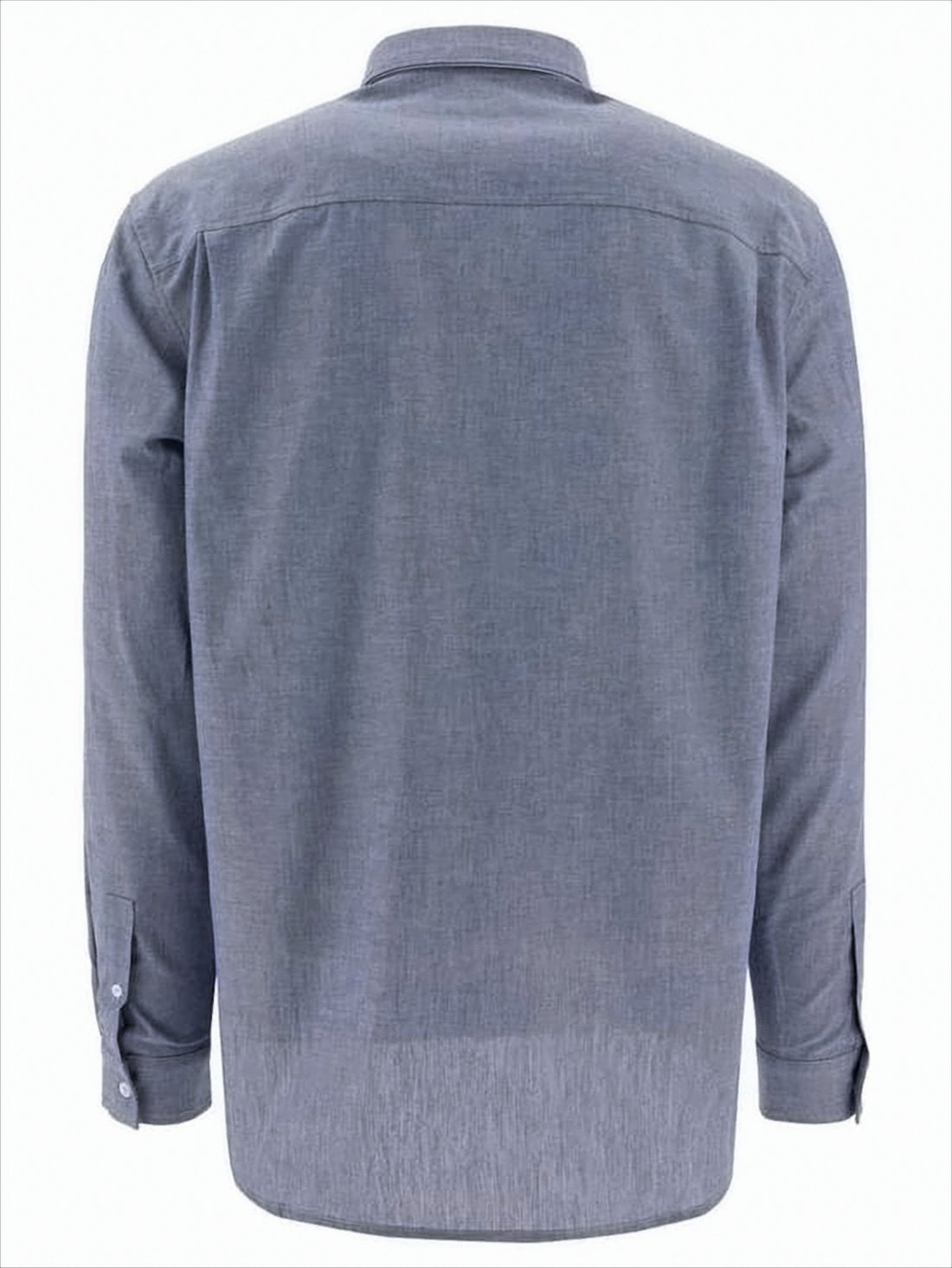 Refined Blue Long-Sleeve Shirt