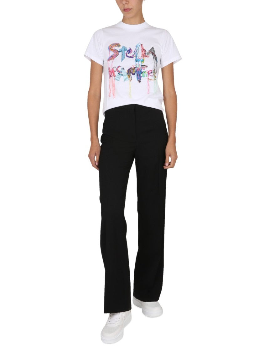 High-Waisted Black Wide-Leg Pants