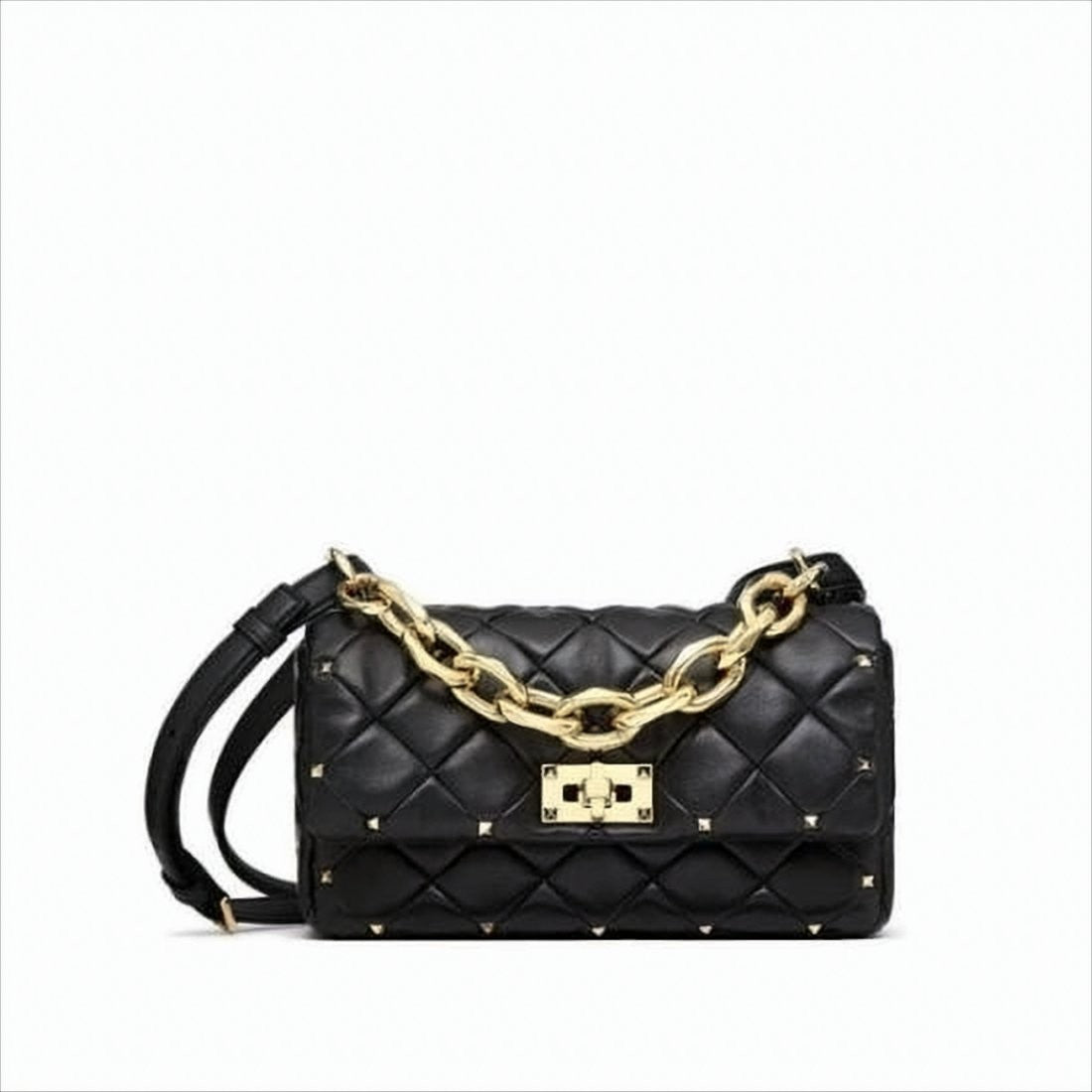 Quilted Nappa Leather Shoulder Bag