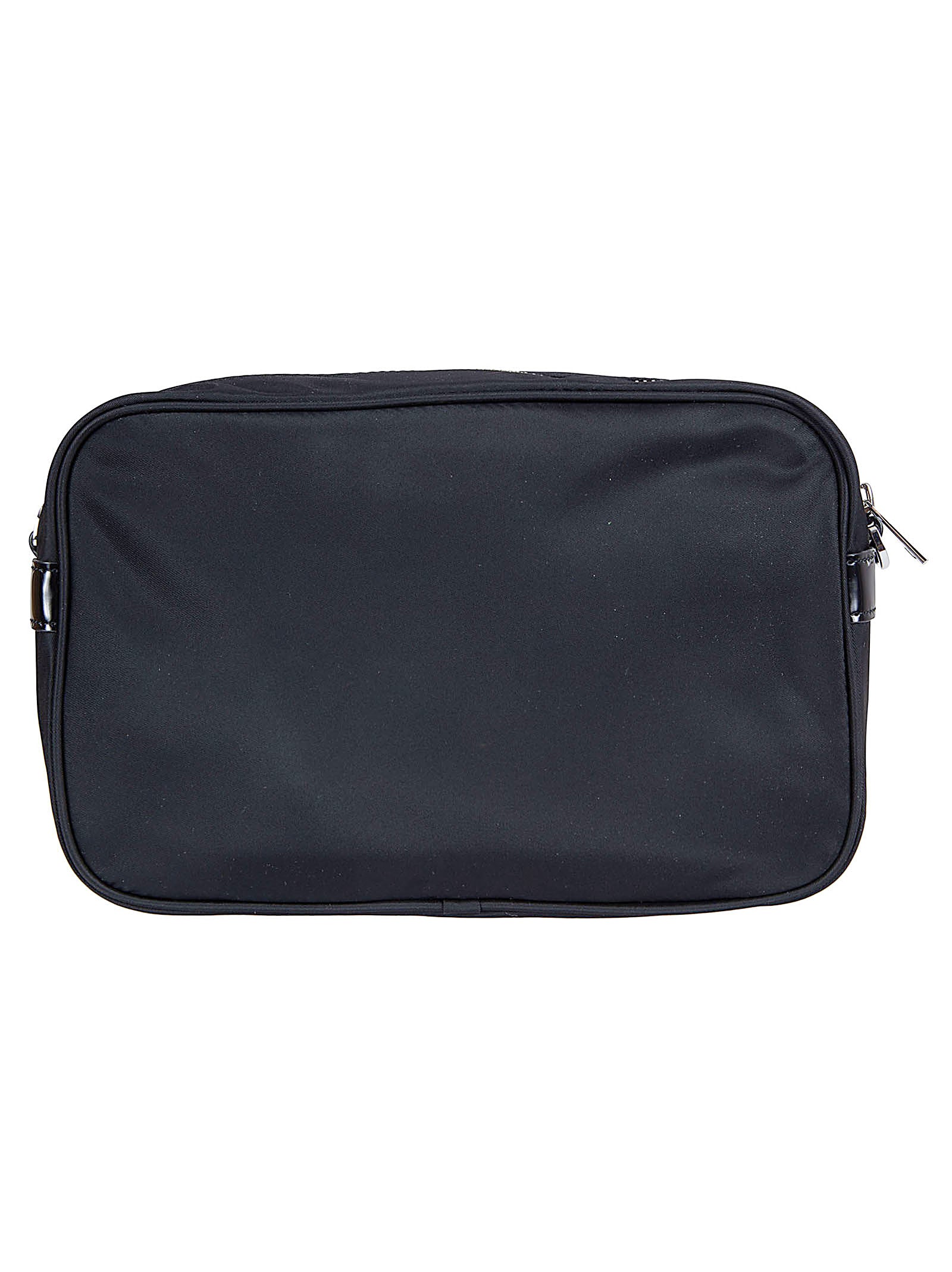 Rectangular Fabric Bag with Adjustable Strap and Removable Pouch