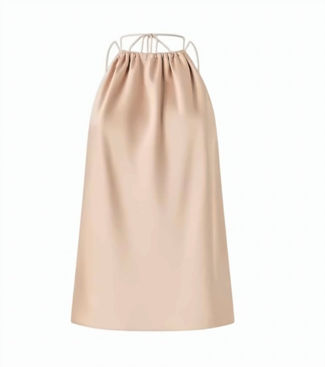 Carota Satin Halter Neck Top