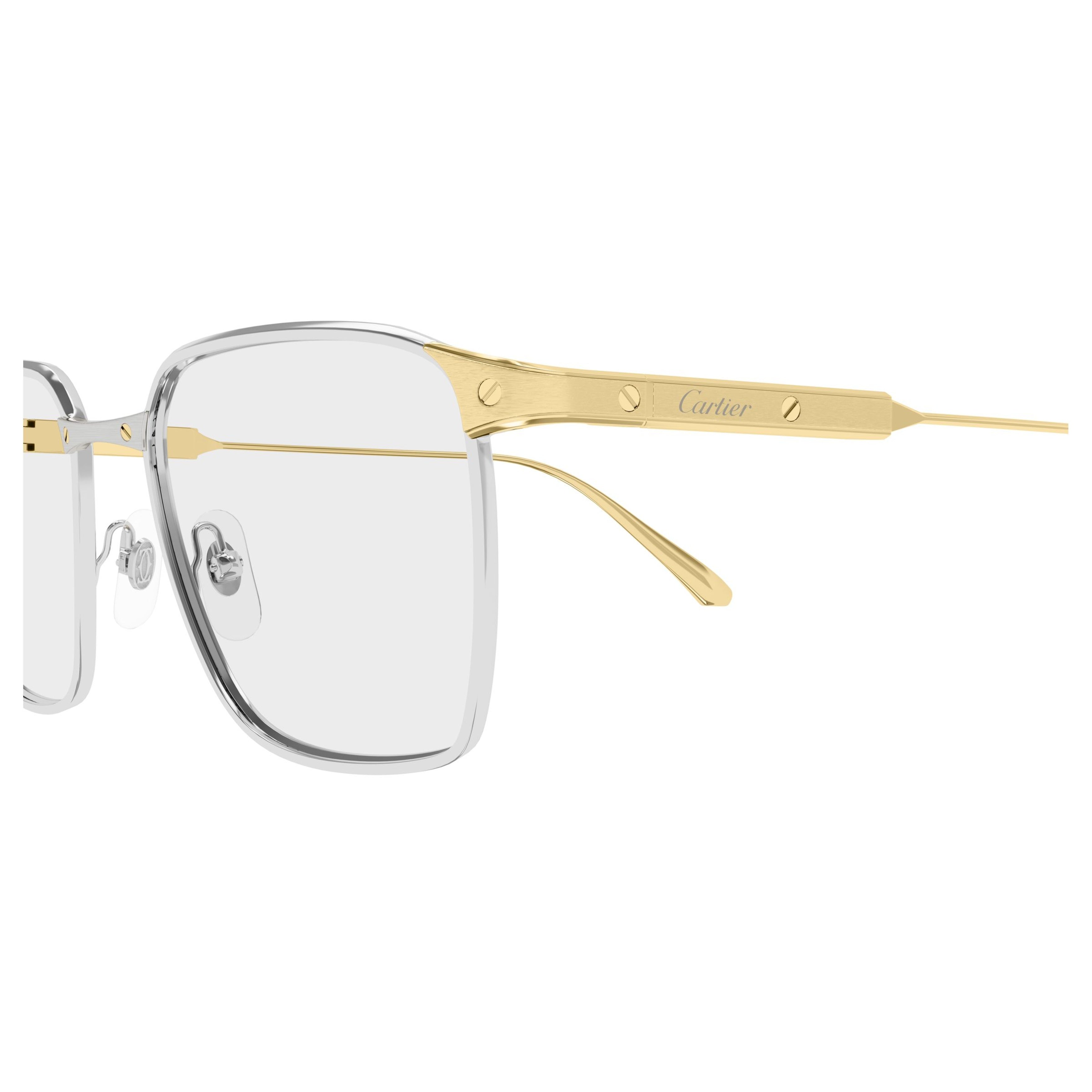 Ct0614o Titanium Square Frame Eyeglasses