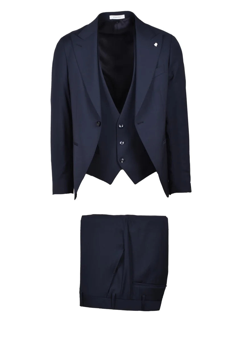 Virgin Wool Suit - Blue