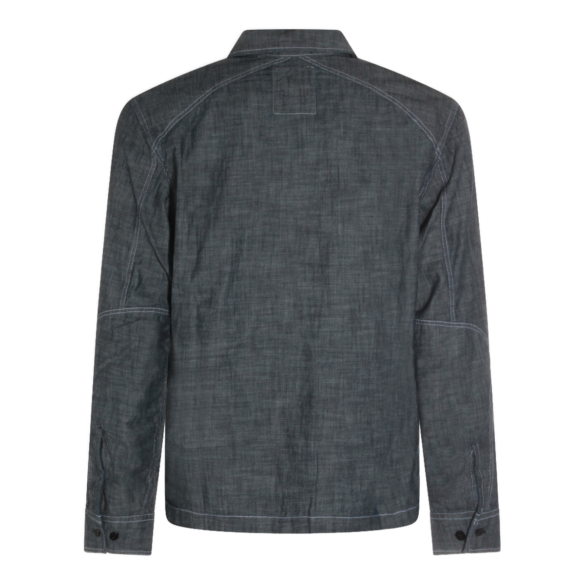 Long-Sleeve Utility Shirt With Button-Up Front