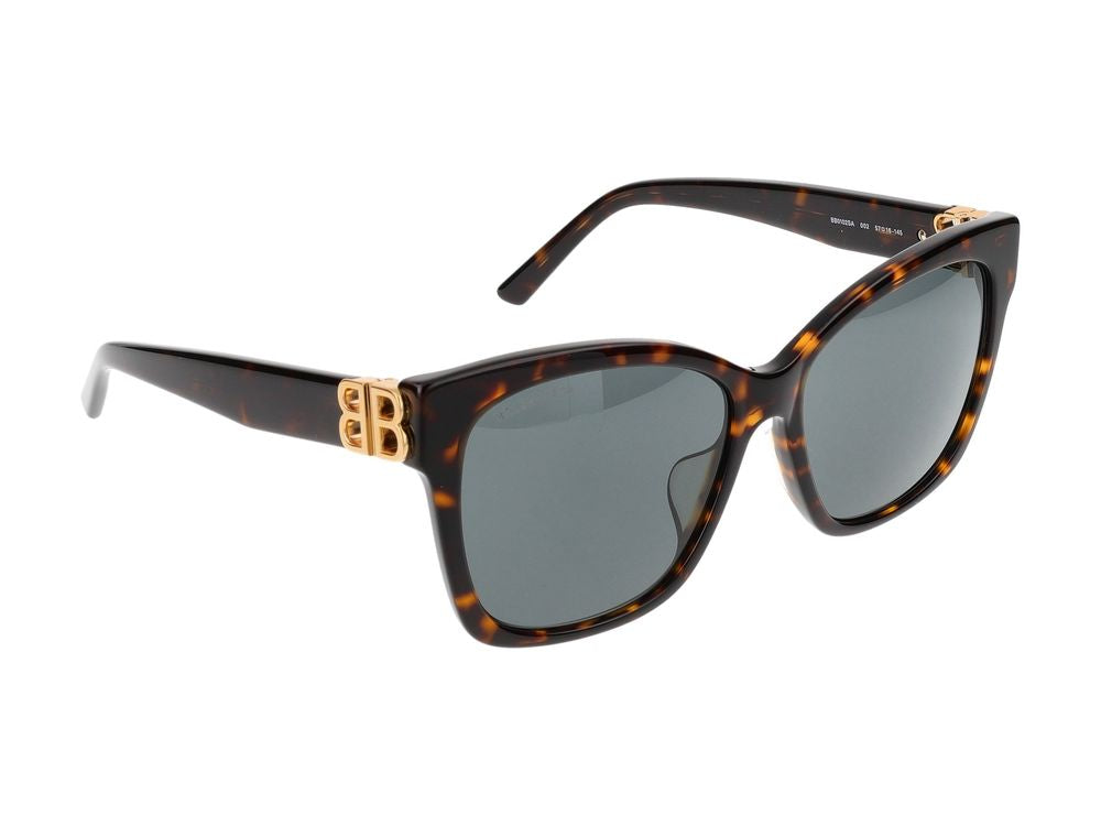 Sunglasses Balenciaga BB0102SA 002 havana gold green 57/16/145