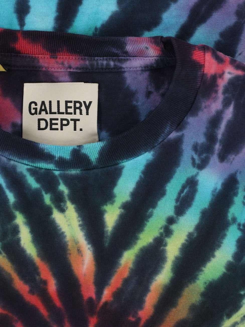Multicolor Tie-Dye T-Shirt With Logo Prints