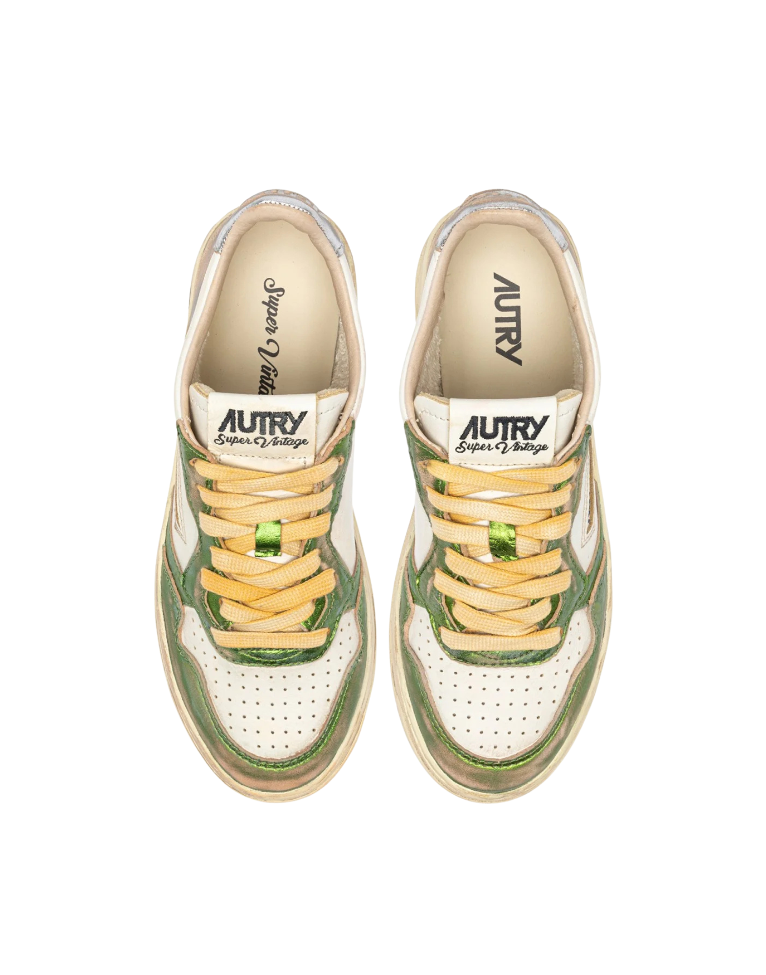 Medalist Low Super Vintage Women’s Gun/Green Sneakers