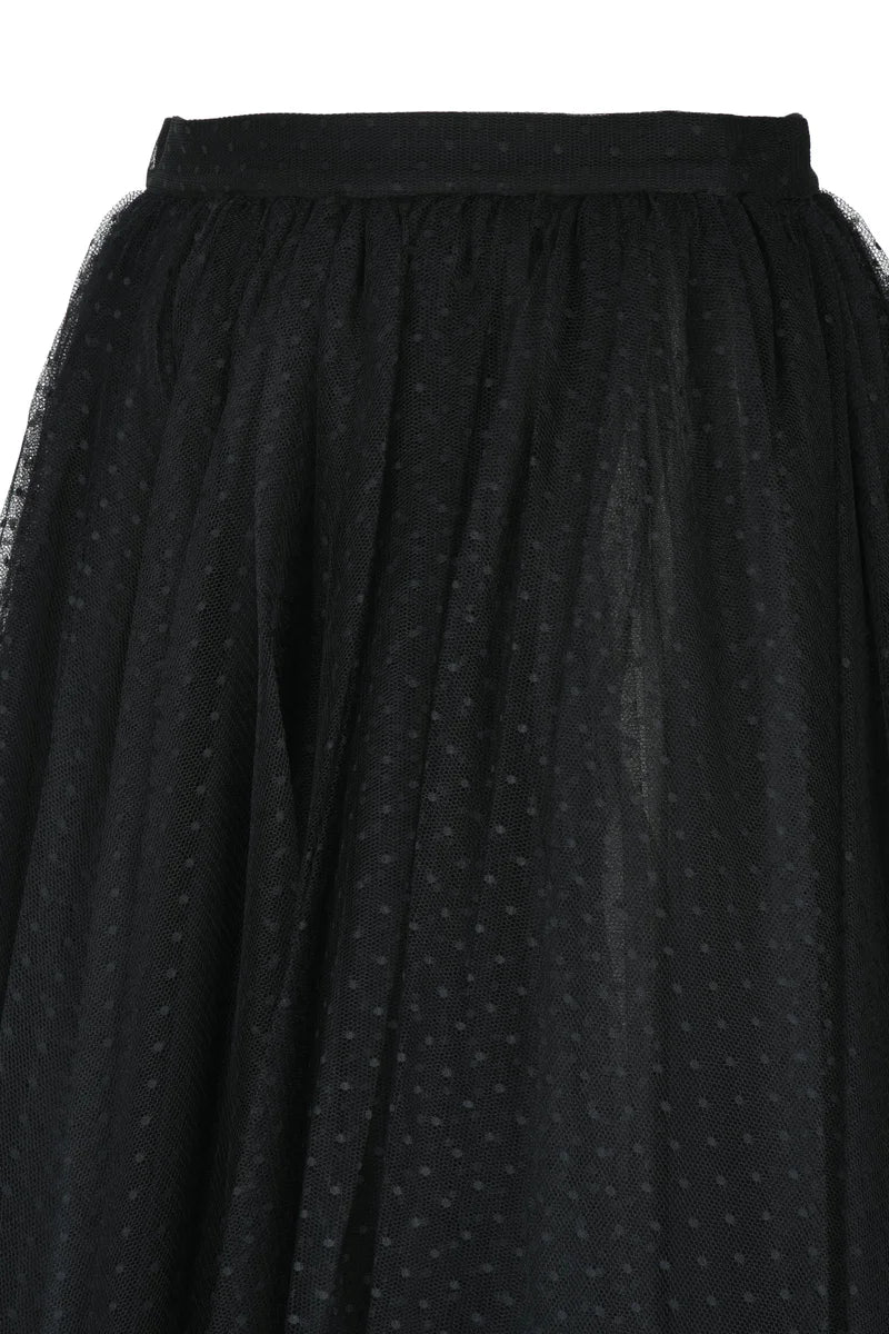 Tulle Skirt Black Polyester