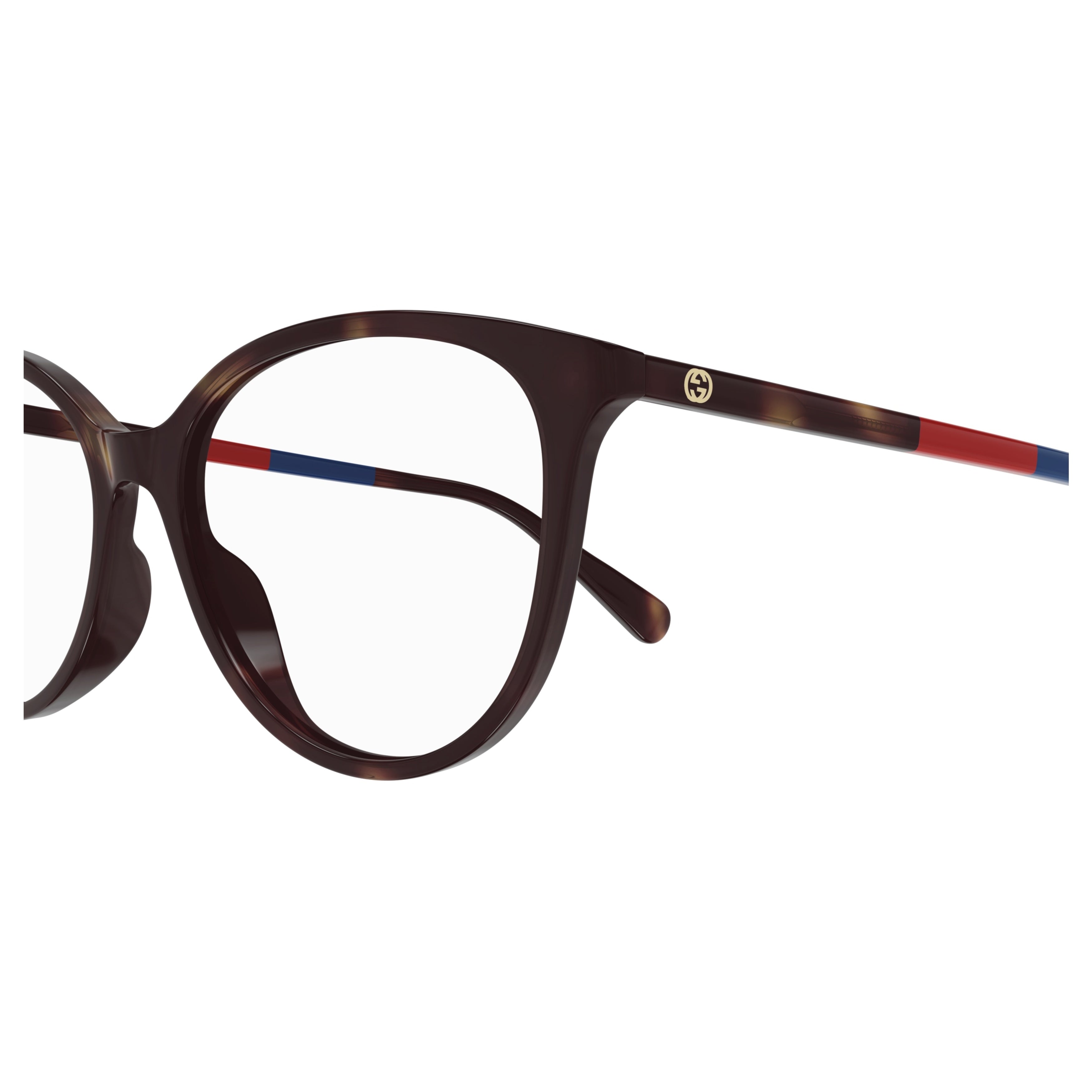 Gg1359o Rounded Tortoiseshell Eyeglasses