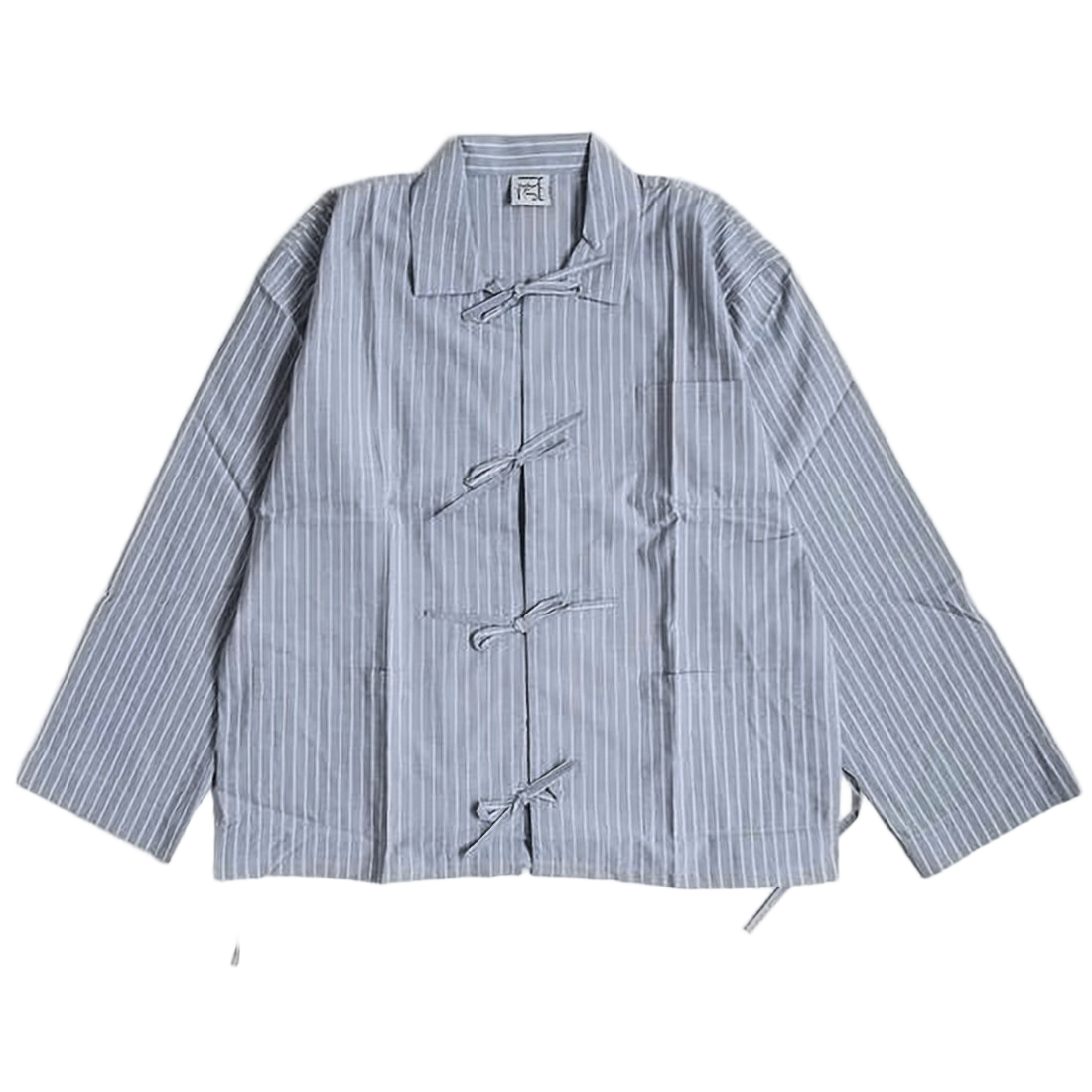 Relaxed Fit Vertical Pinstripe Shirt
