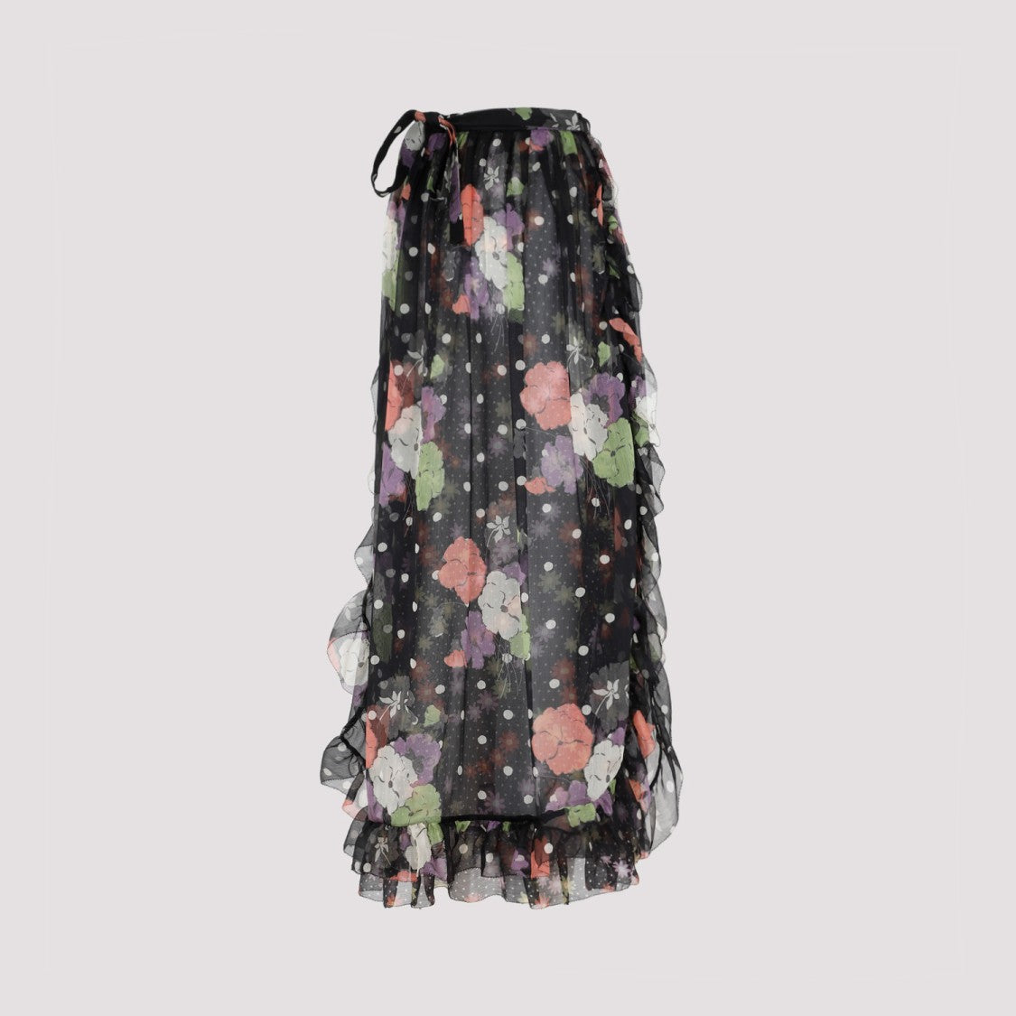 Black Silk Skirt