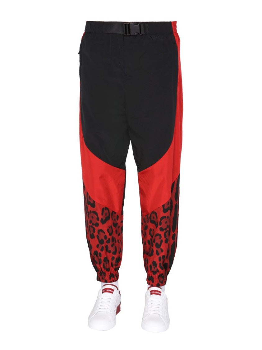 Jogging Pants With Animal Print