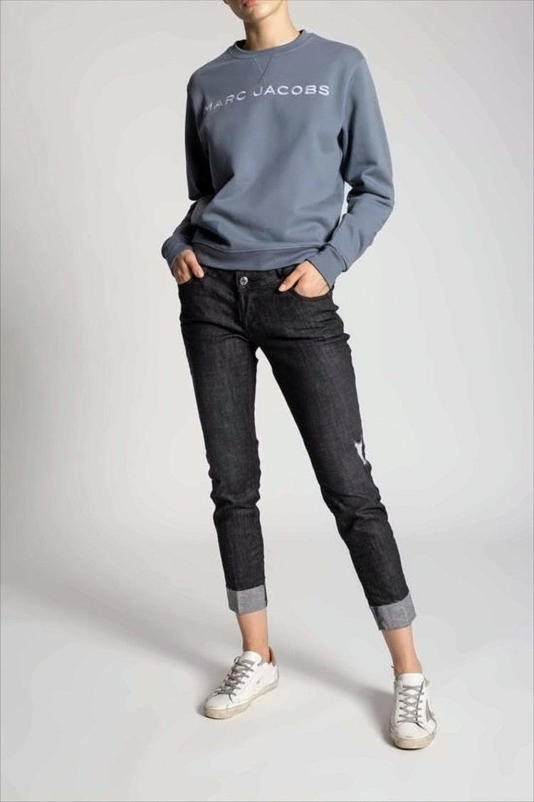 Distressed Leather Low-Top Sneakers