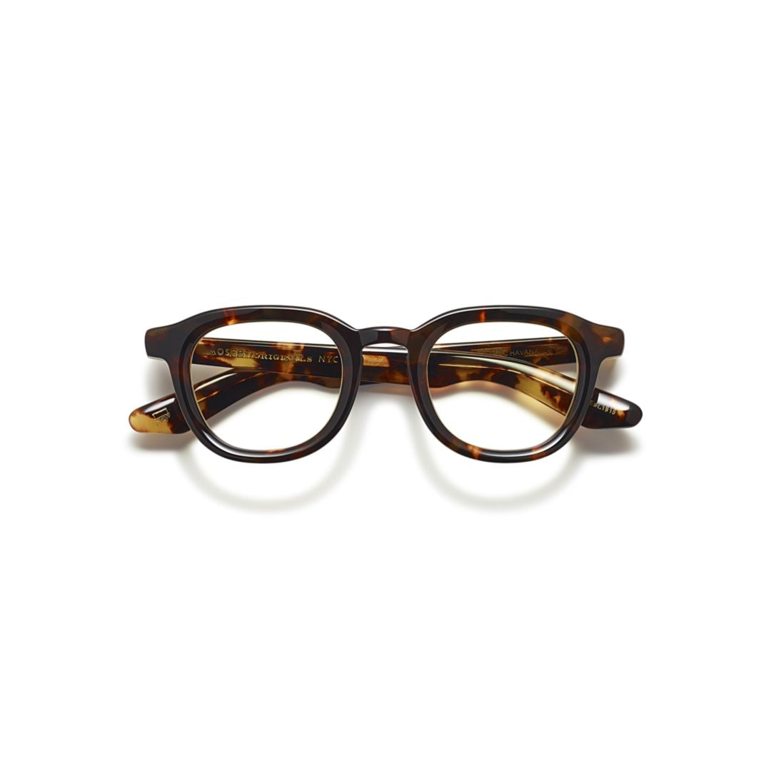 Tortoiseshell Acetate Eyeglasses with Rectangular Frame