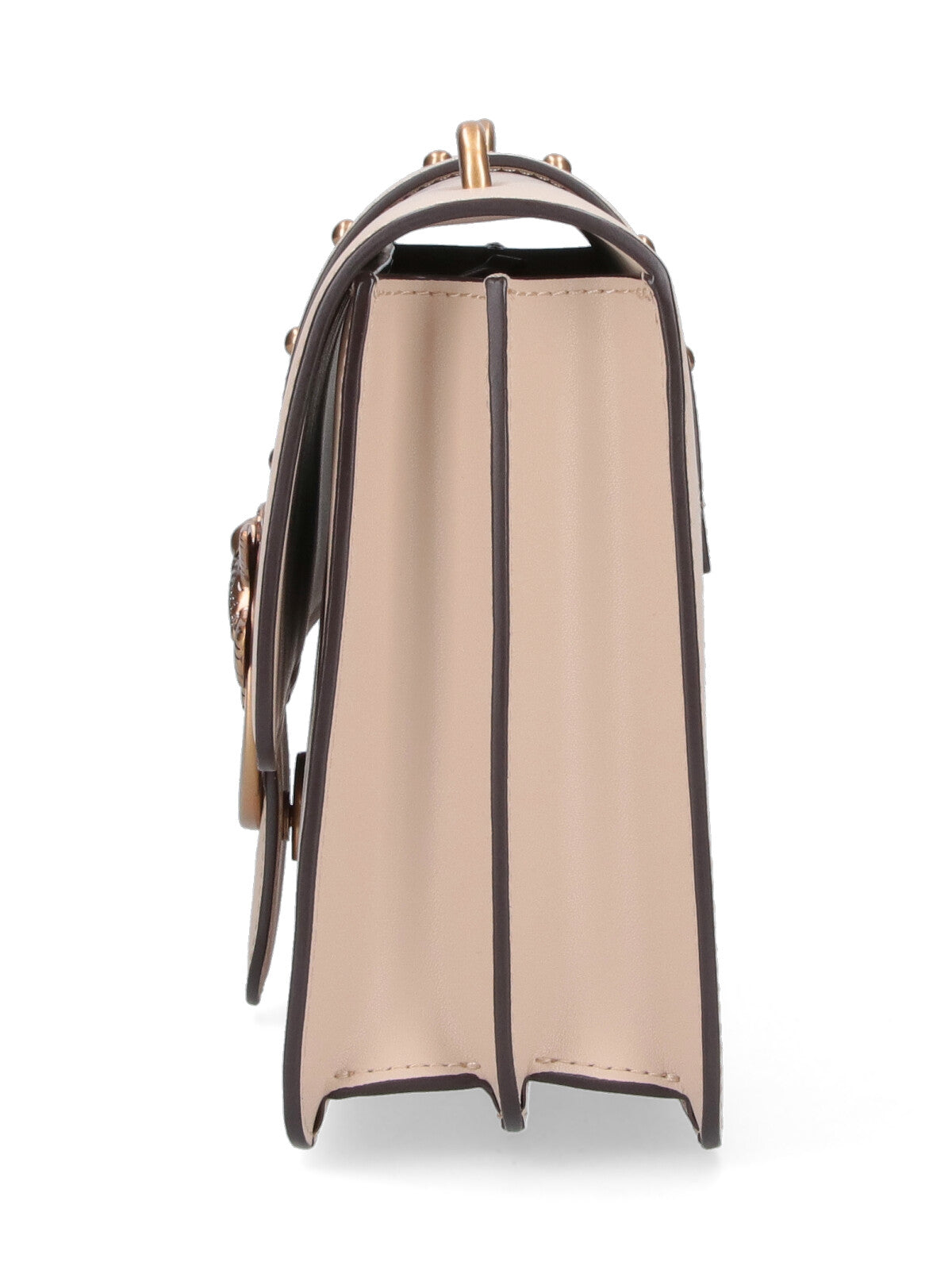 Structured Beige Handbag With Versatile Carrying Options