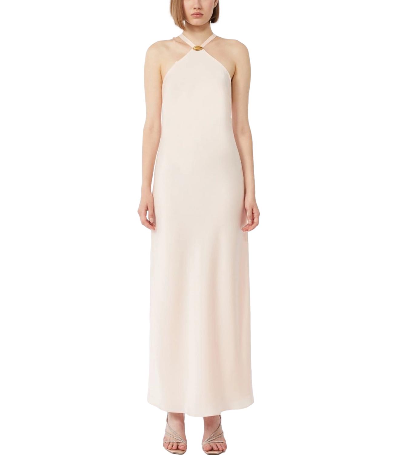 Pink Triacetate Blend Maxi Dress