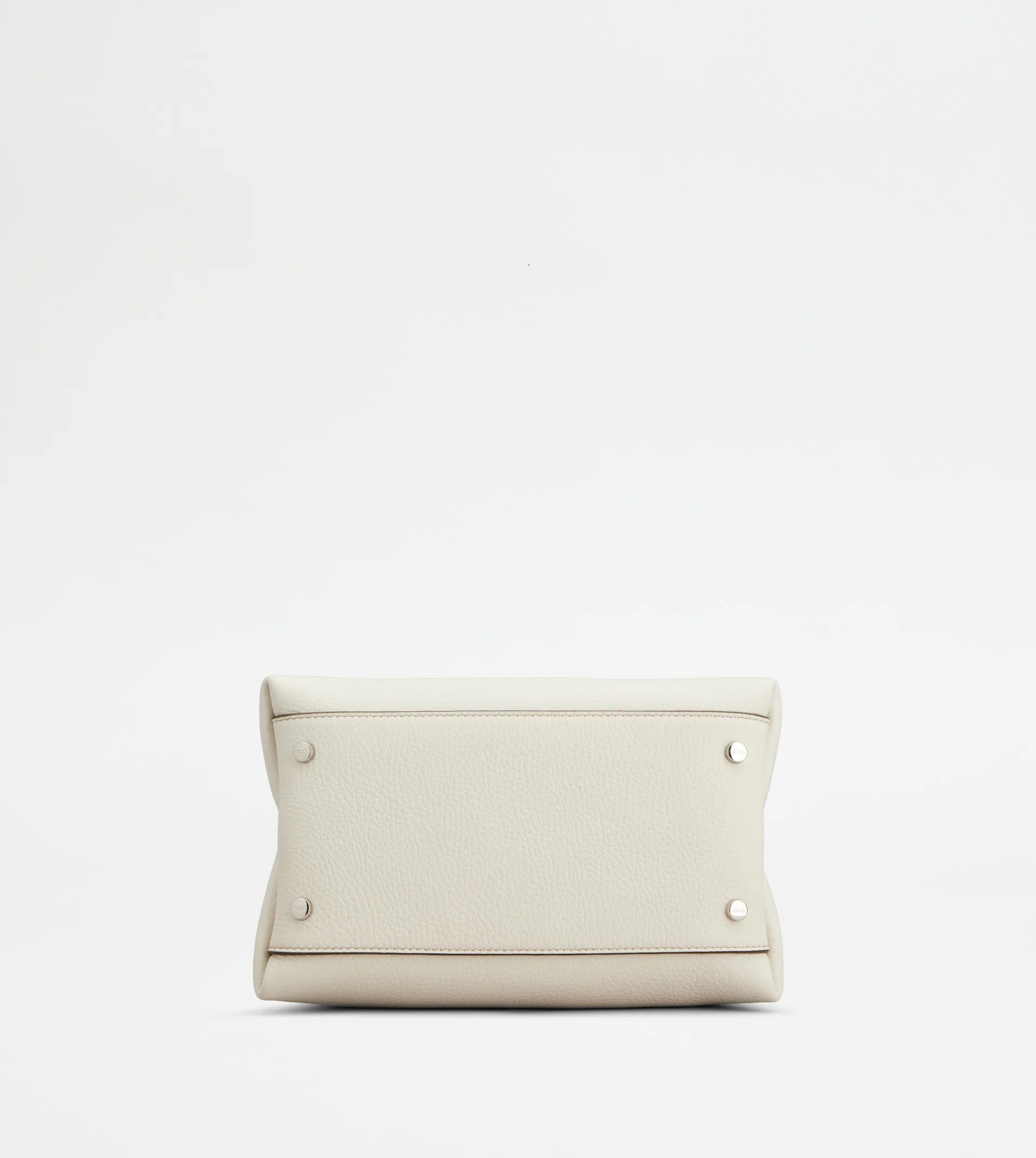 Apa Micro Tote Leather Bag – White