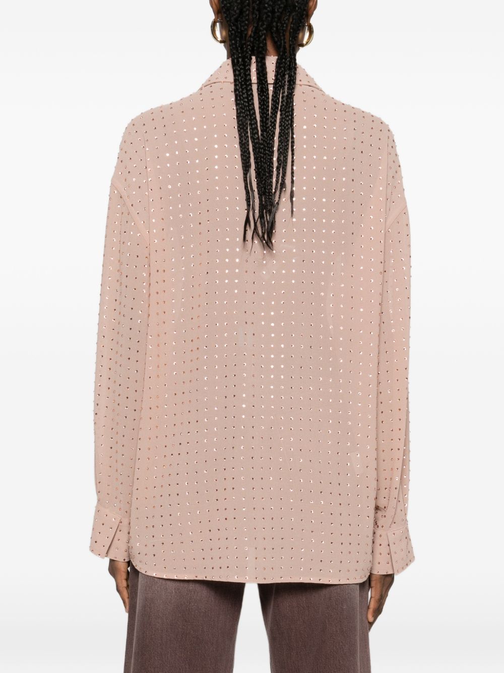Relaxed Fit Dotted Print Shirt