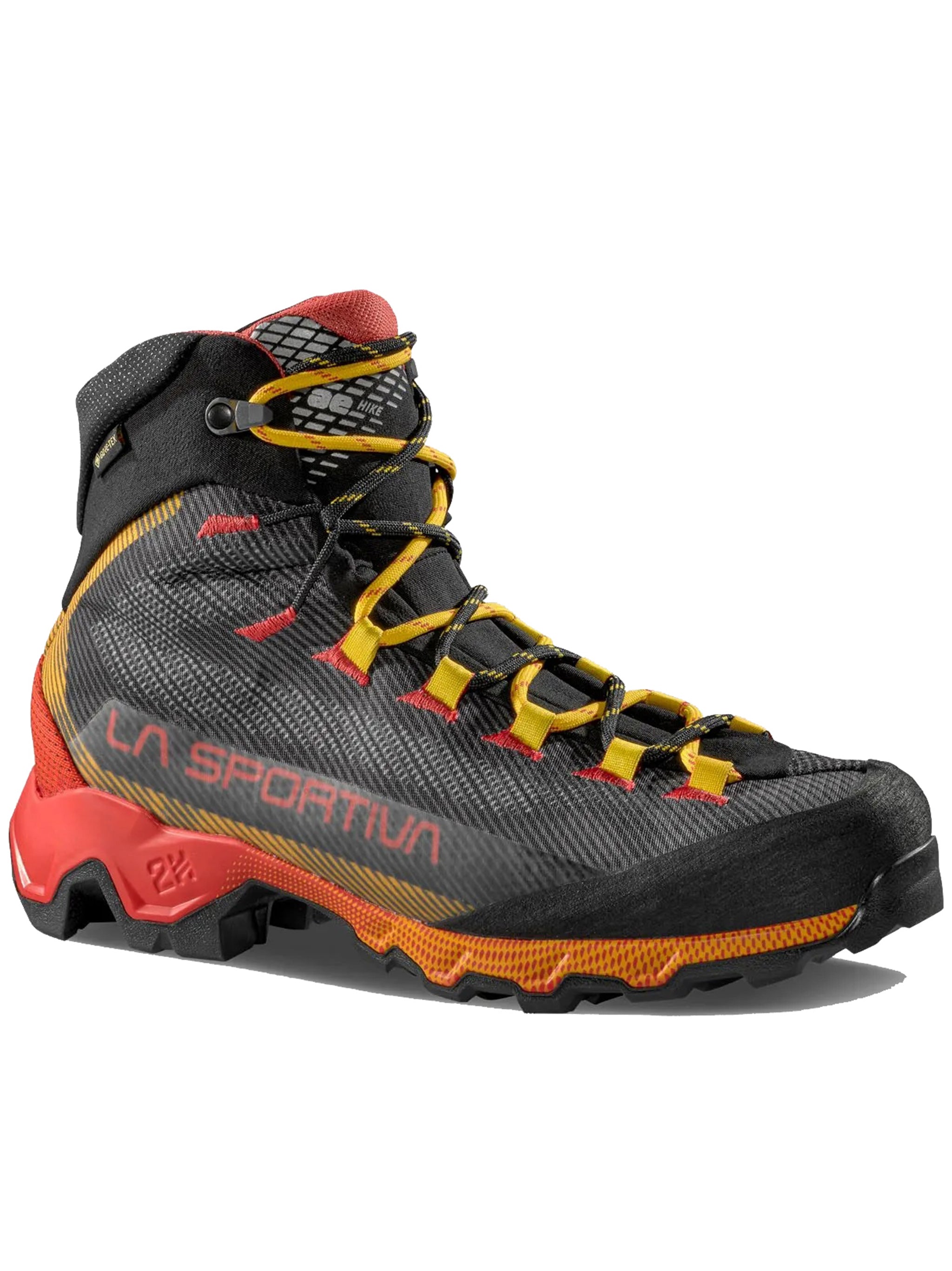 Black/Yellow Aequilibrium Hike High-Top Hiking Shoe