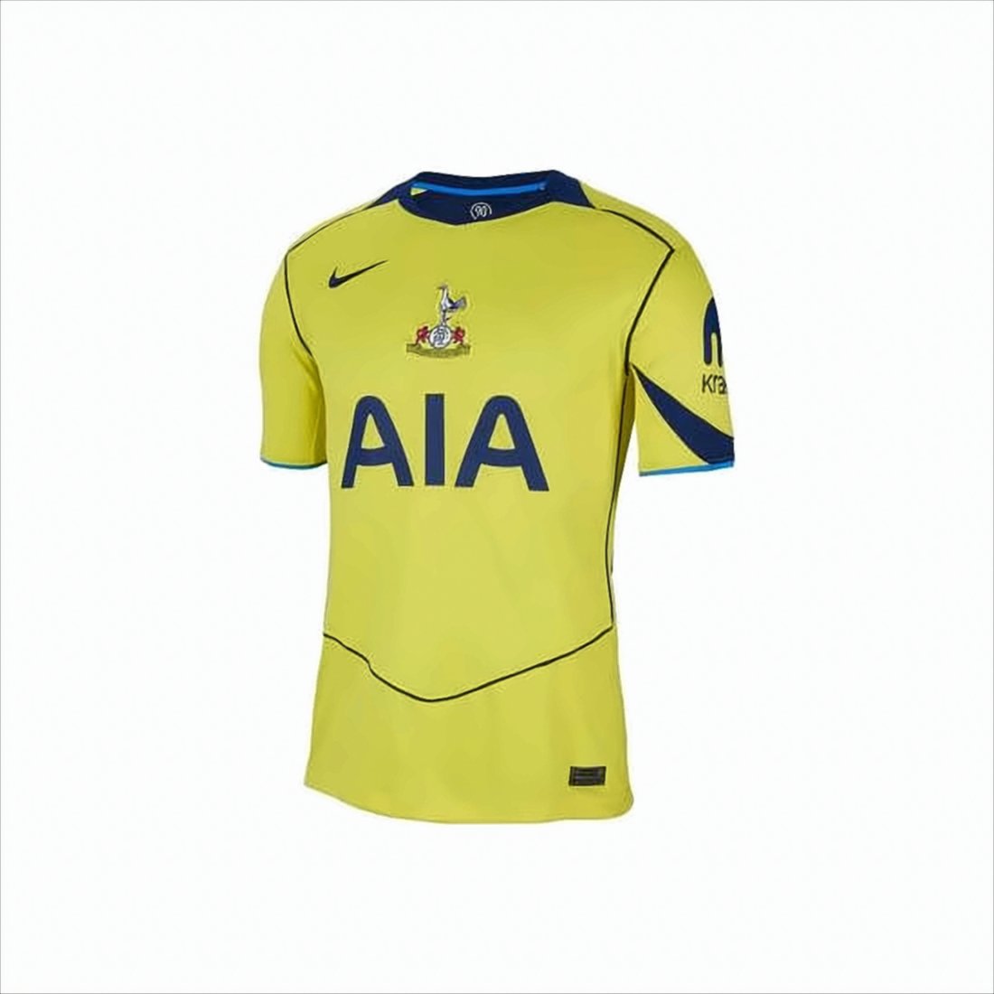 Short-Sleeve Training T-Shirt with Navy Accents