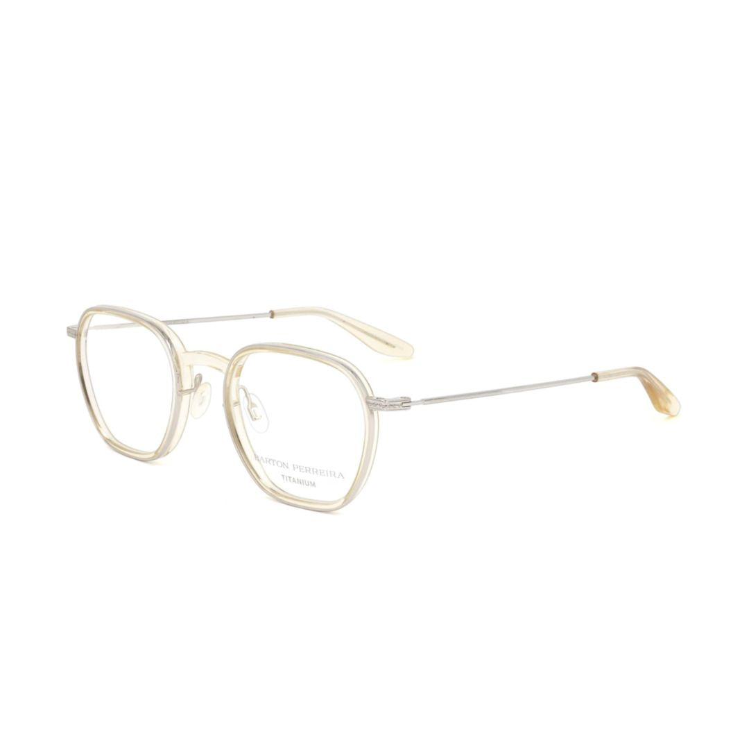 Bp5044 480lm Translucent Beige Acetate Front Metal Frame Eyeglasses