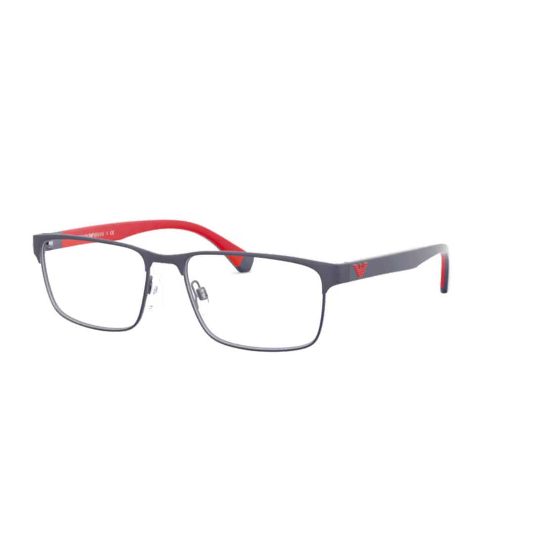 0ea1105 Rectangular Eyeglasses with Matte Black Frame