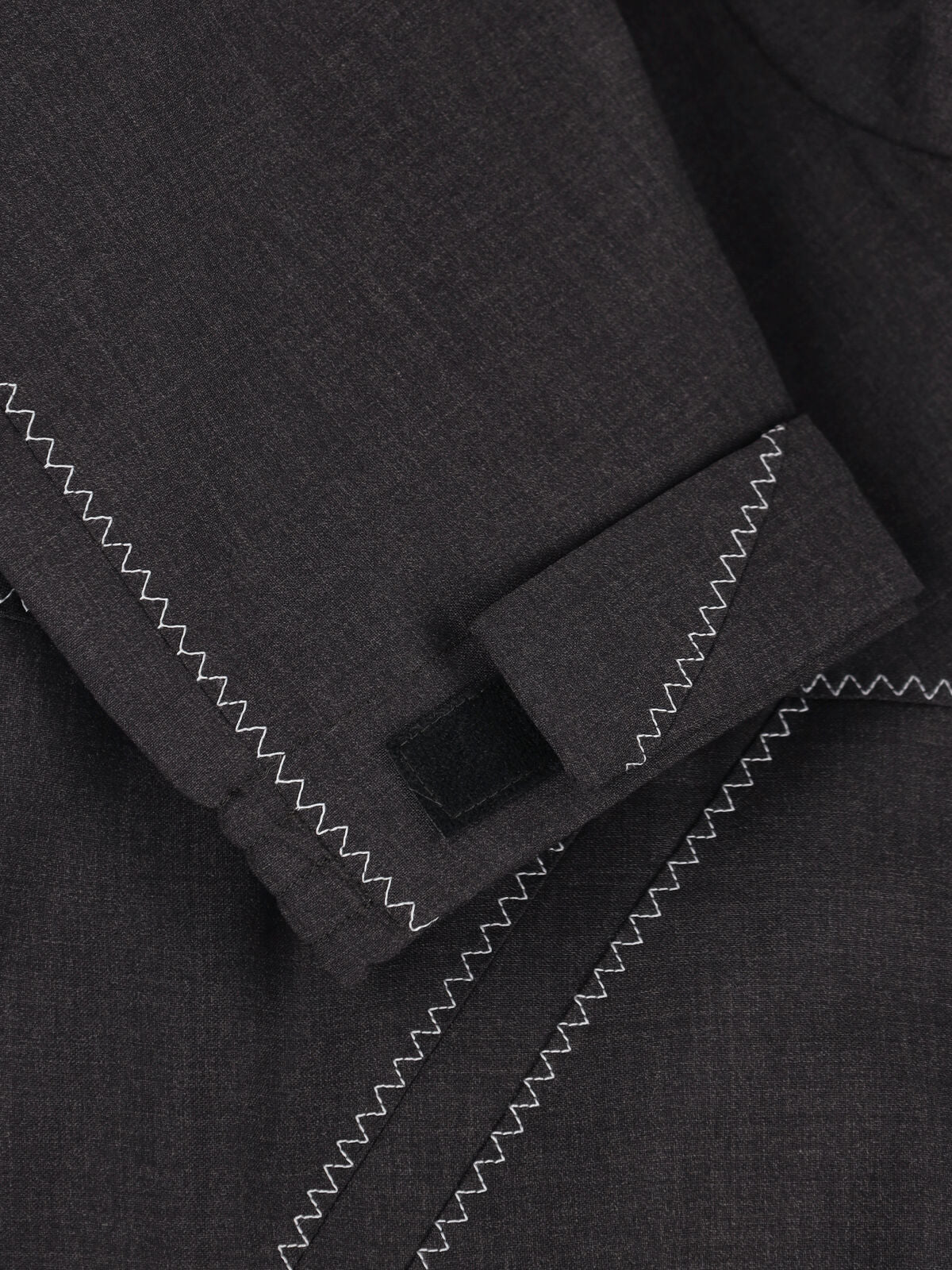 Brown Fosco Textured Wool Zip Jacket