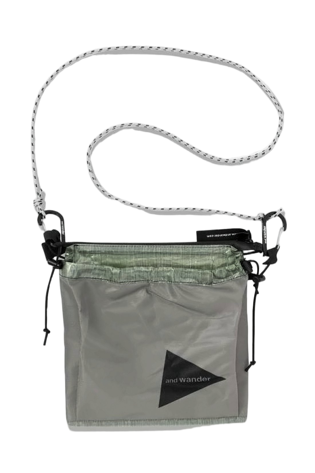 Translucent Grey Crossbody Bag