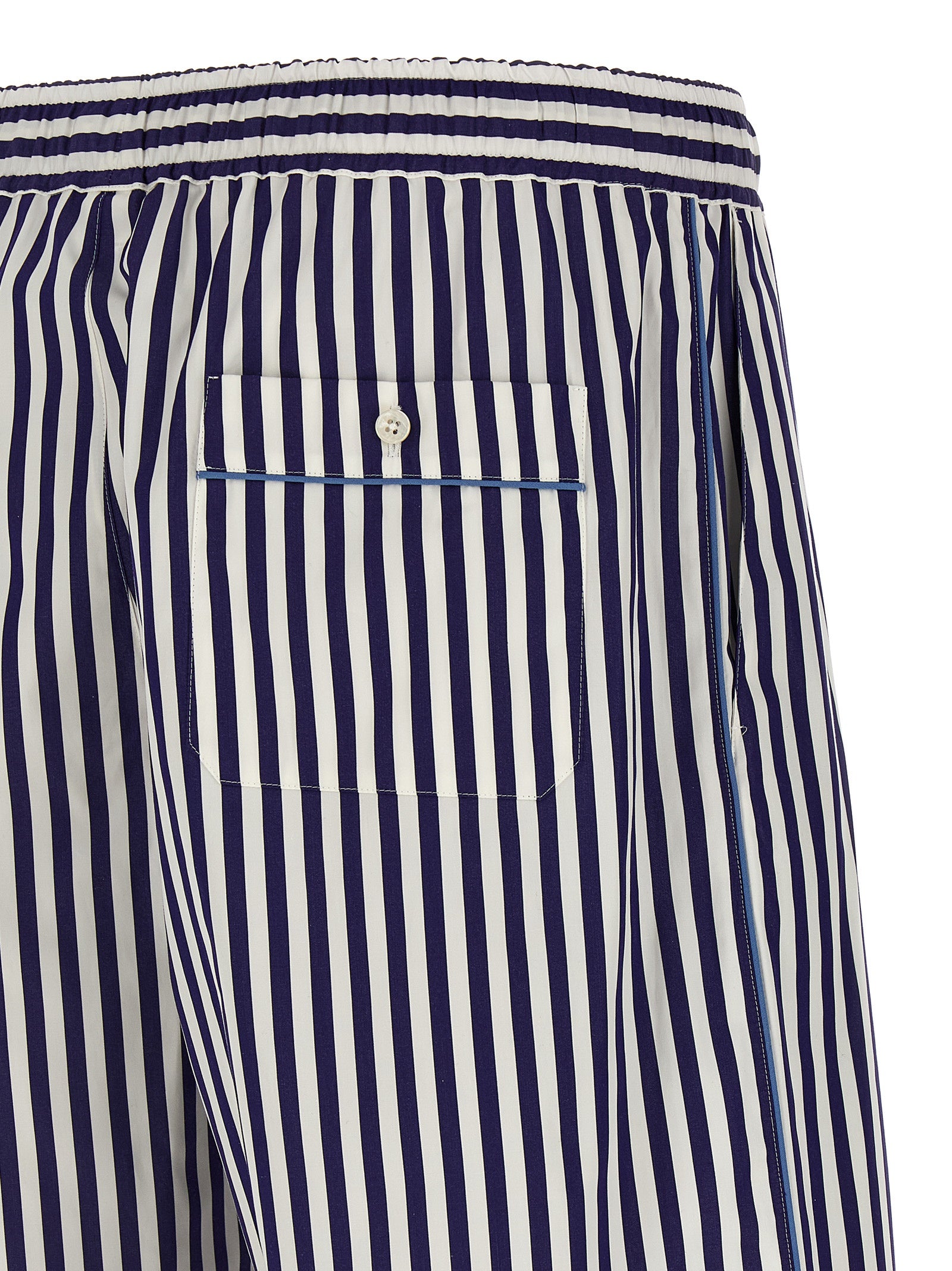 Striped Bermuda Shorts