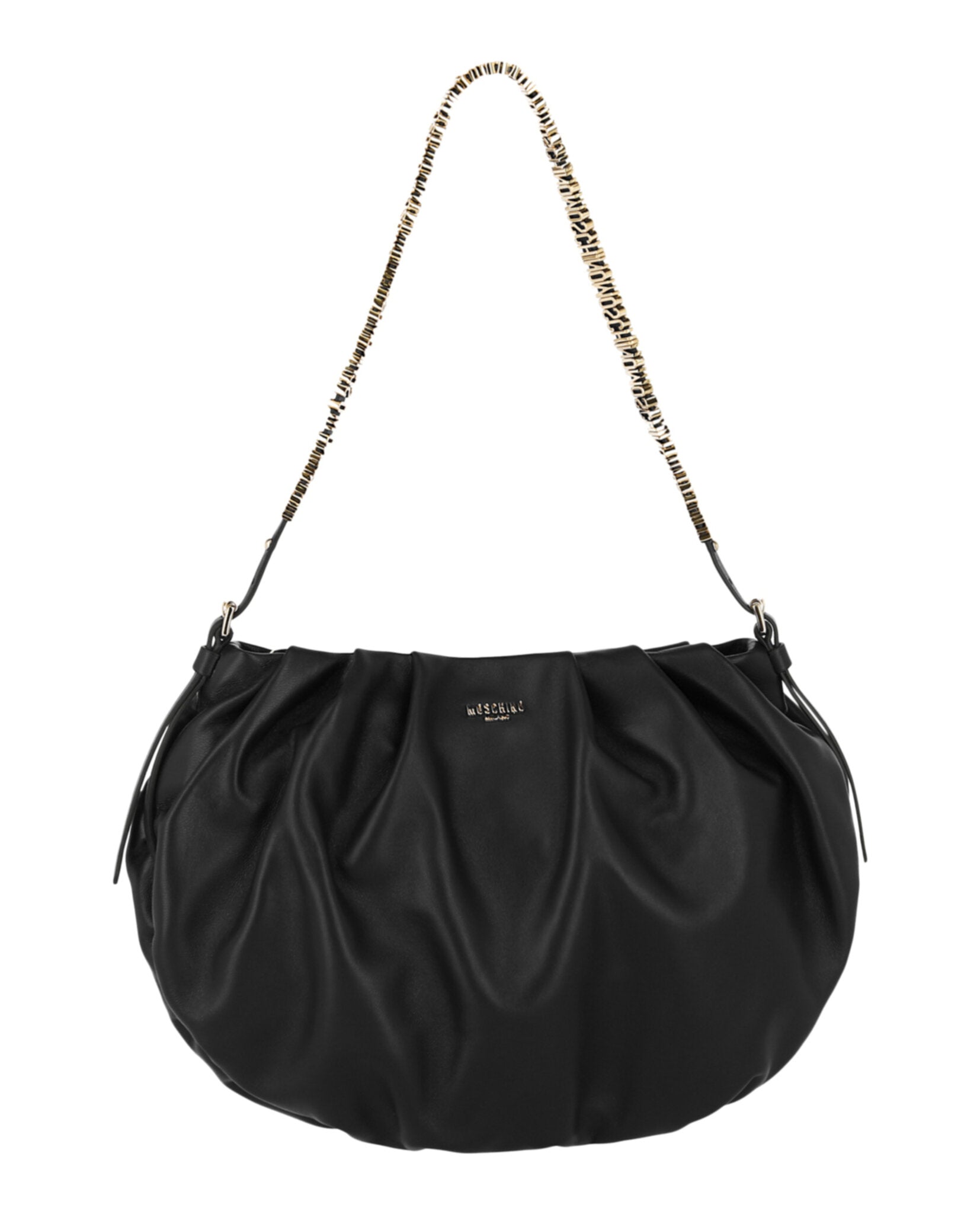 Mini Lettering Laminated Shoulder Bag