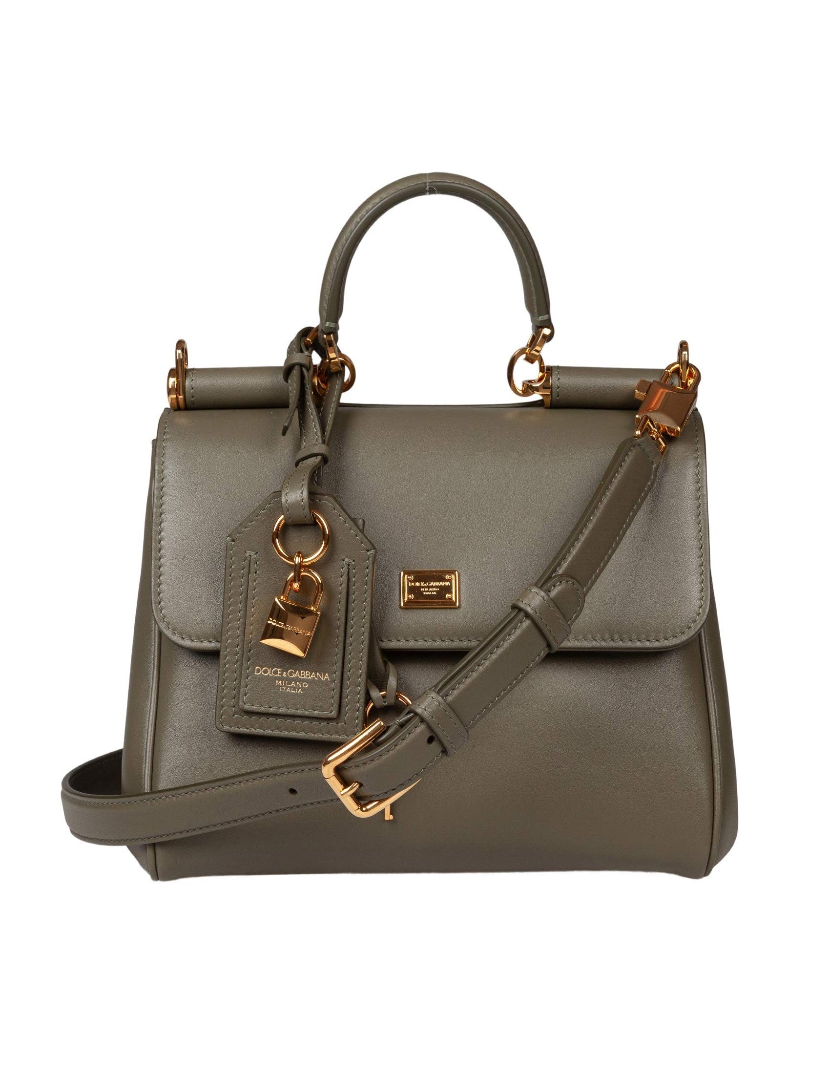 My Sicily Leather Handbag In Green