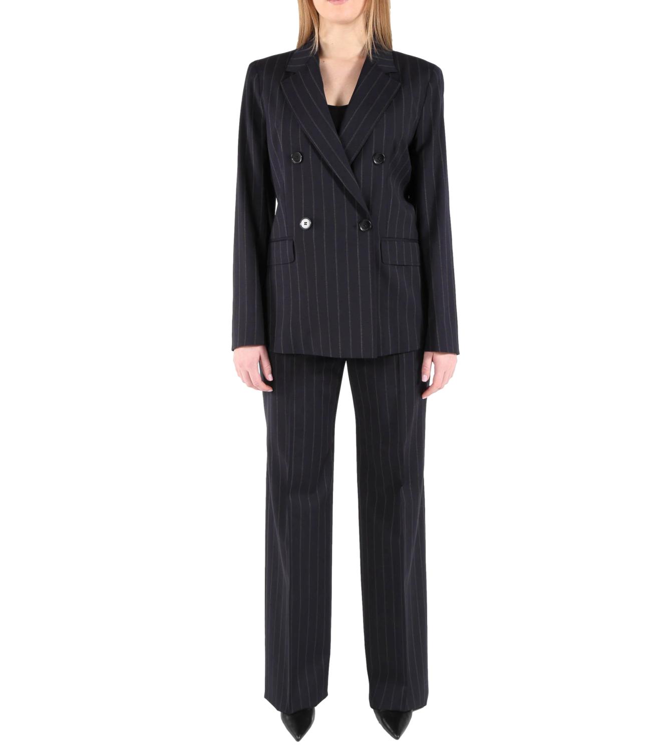 Blue Pinstripe Virgin Wool Jacket