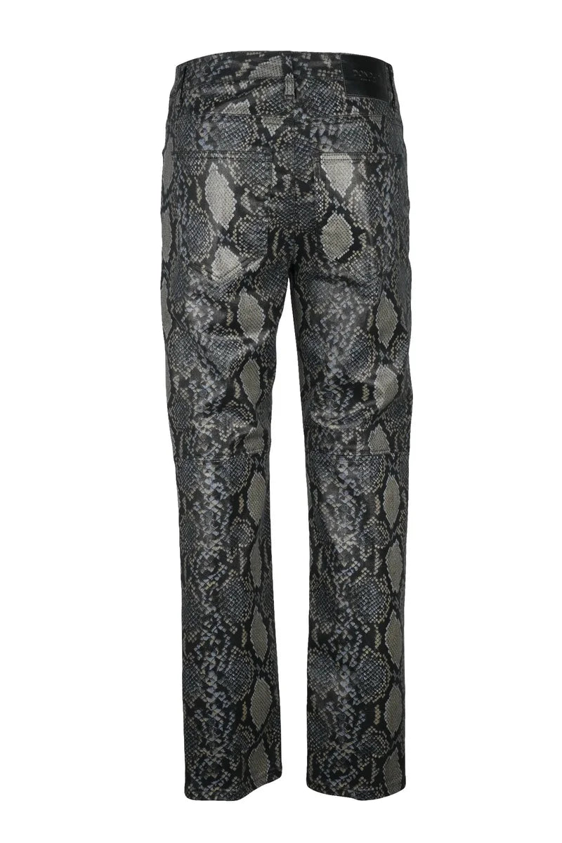 Five Pocket Stretch Trousers - Black/Grey