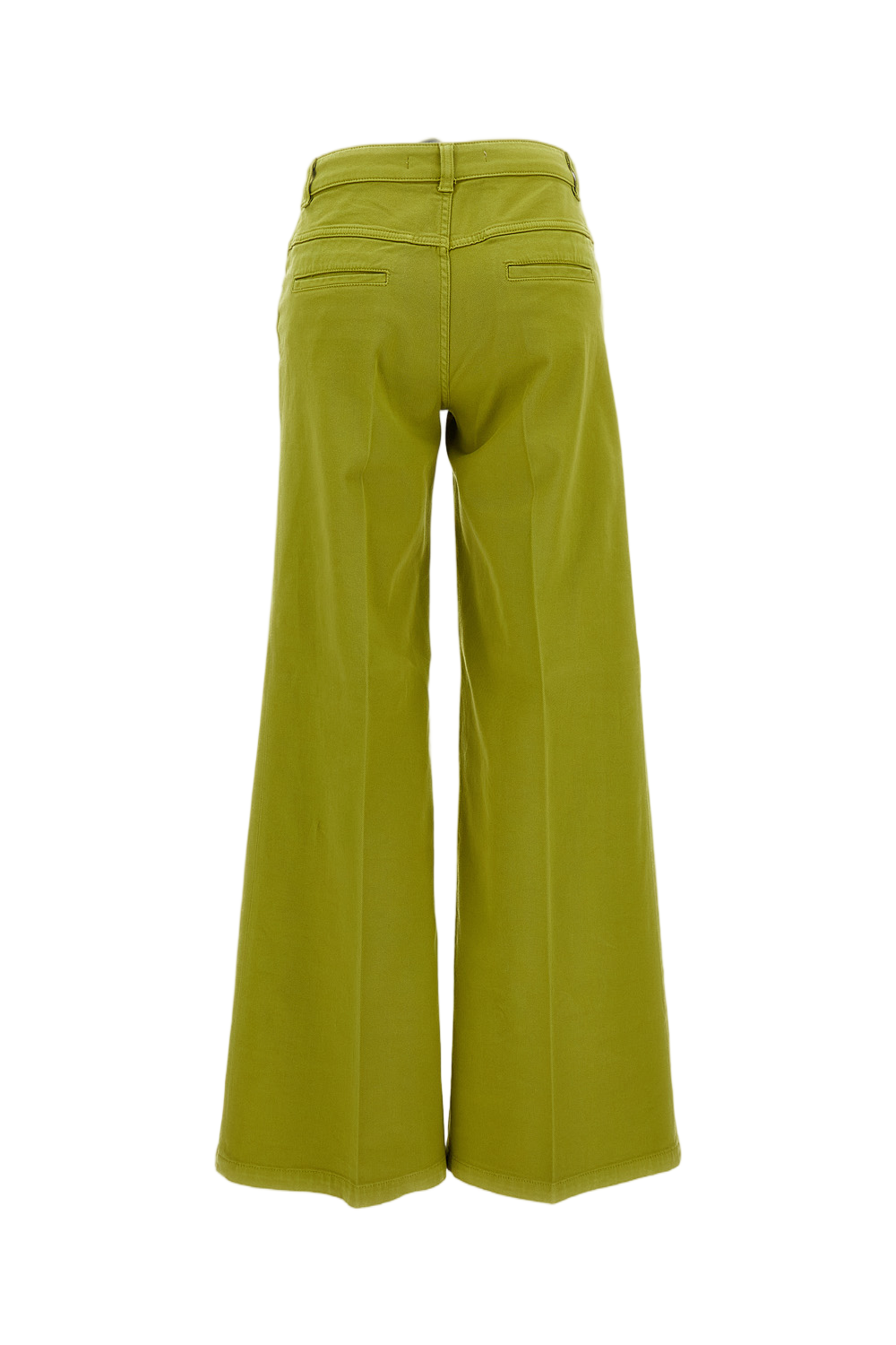 High-Waisted Wide-Leg Trousers with Flared Silhouette