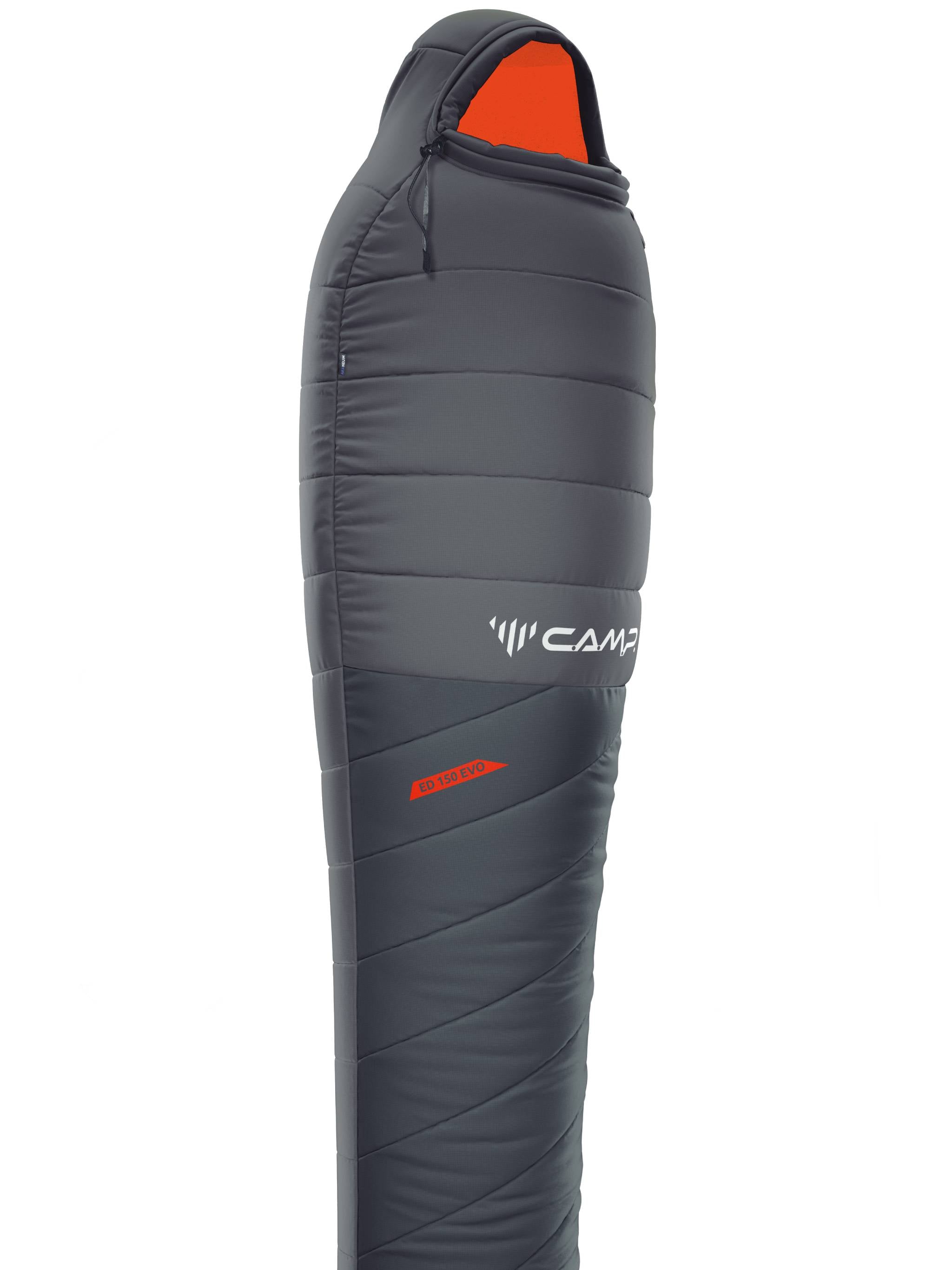 Mummy-Style Sleeping Bag with Contoured Hood and Tapered Design