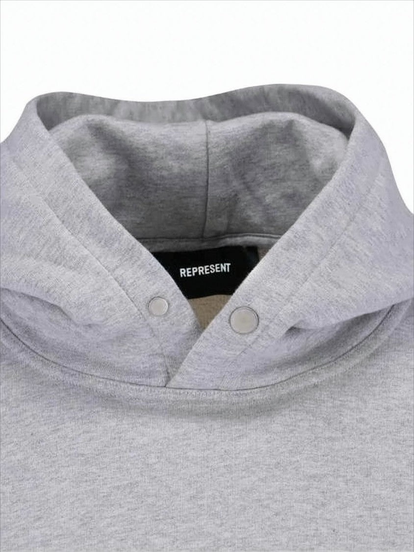 Pullover Hoodie with Snap Button Closure