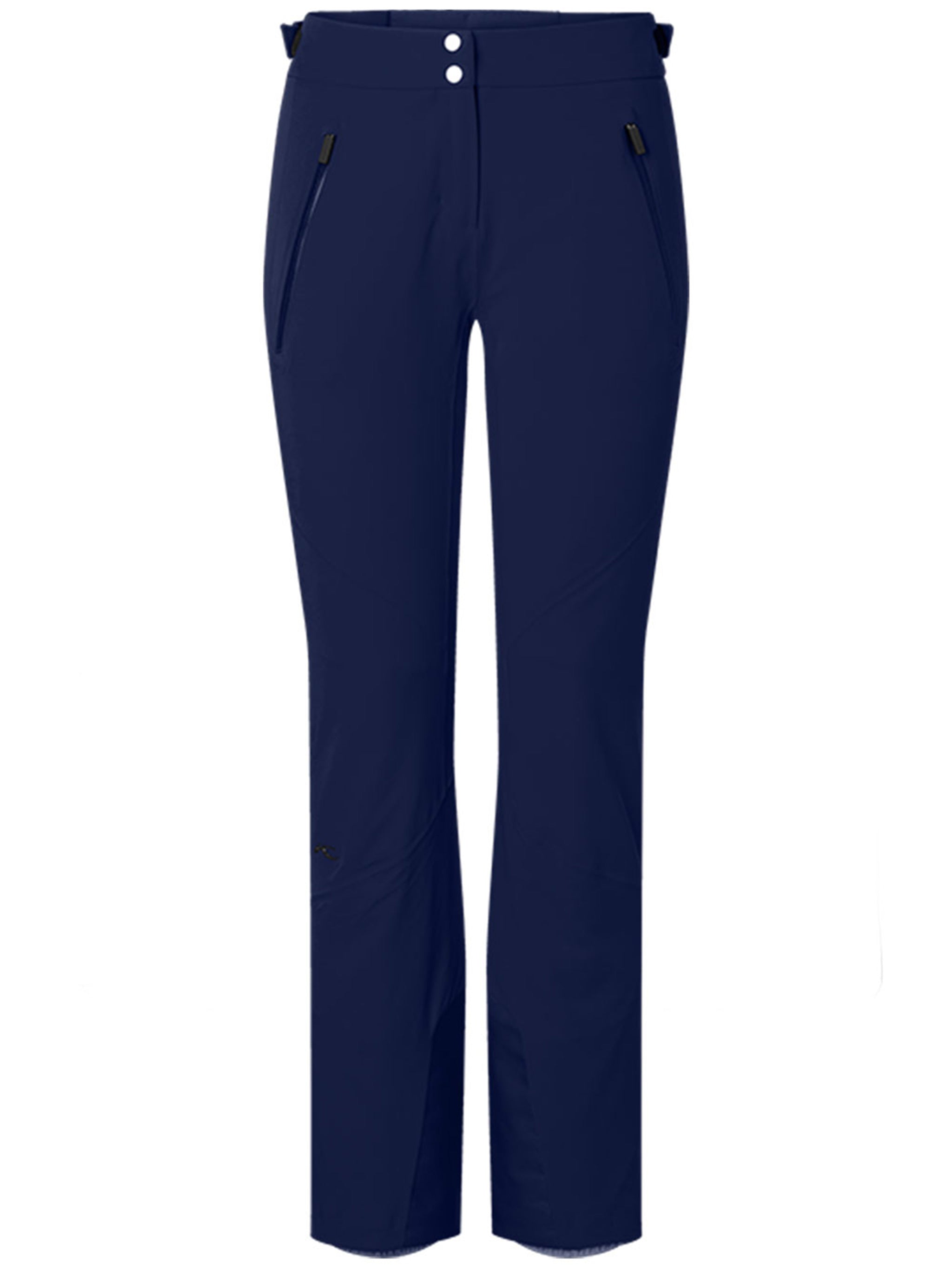 Blue Women Formula Fitted Mid-Rise Pants