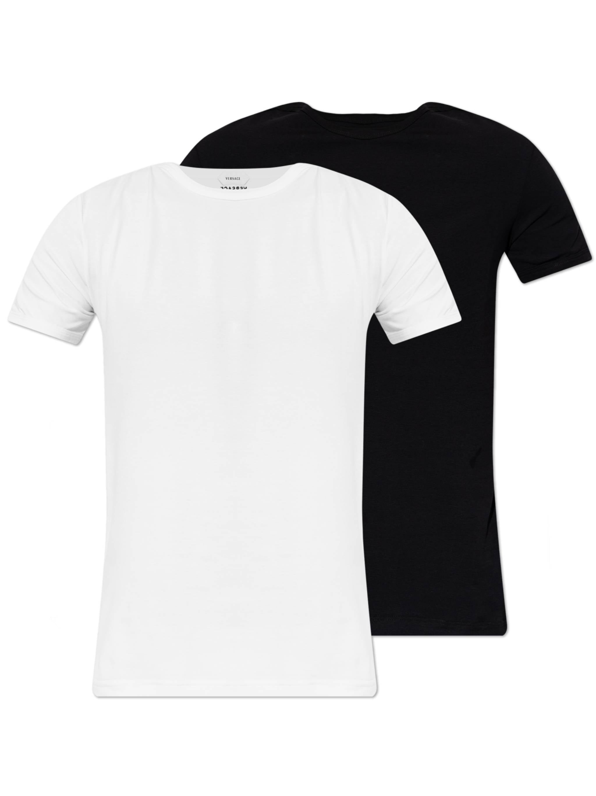 White/Black Bi-Pack Jersey Bio T-shirts